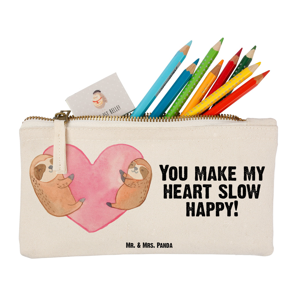 Schminktasche Faultiere Herz Valentinstag, Geschenk für Frauen, Liebesgeschenk, Jahrestag, Hochzeitstag, Mitbringsel, Geschenk für Freundin, Geschenk für Partner, Freund, Liebesbeweis, für Männer, für Ehemann Schminktasche, Kosmetiktasche, Kosmetikbeutel, Stiftemäppchen, Etui, Federmappe, Makeup, XXL, Schminketui, Kosmetiketui, Schlamperetui  Liebe,  Partner, Freund, Freundin, Ehemann, Ehefrau, Heiraten, Verlobung, Heiratsantrag, Liebesgeschenk, Jahrestag, Hocheitstag