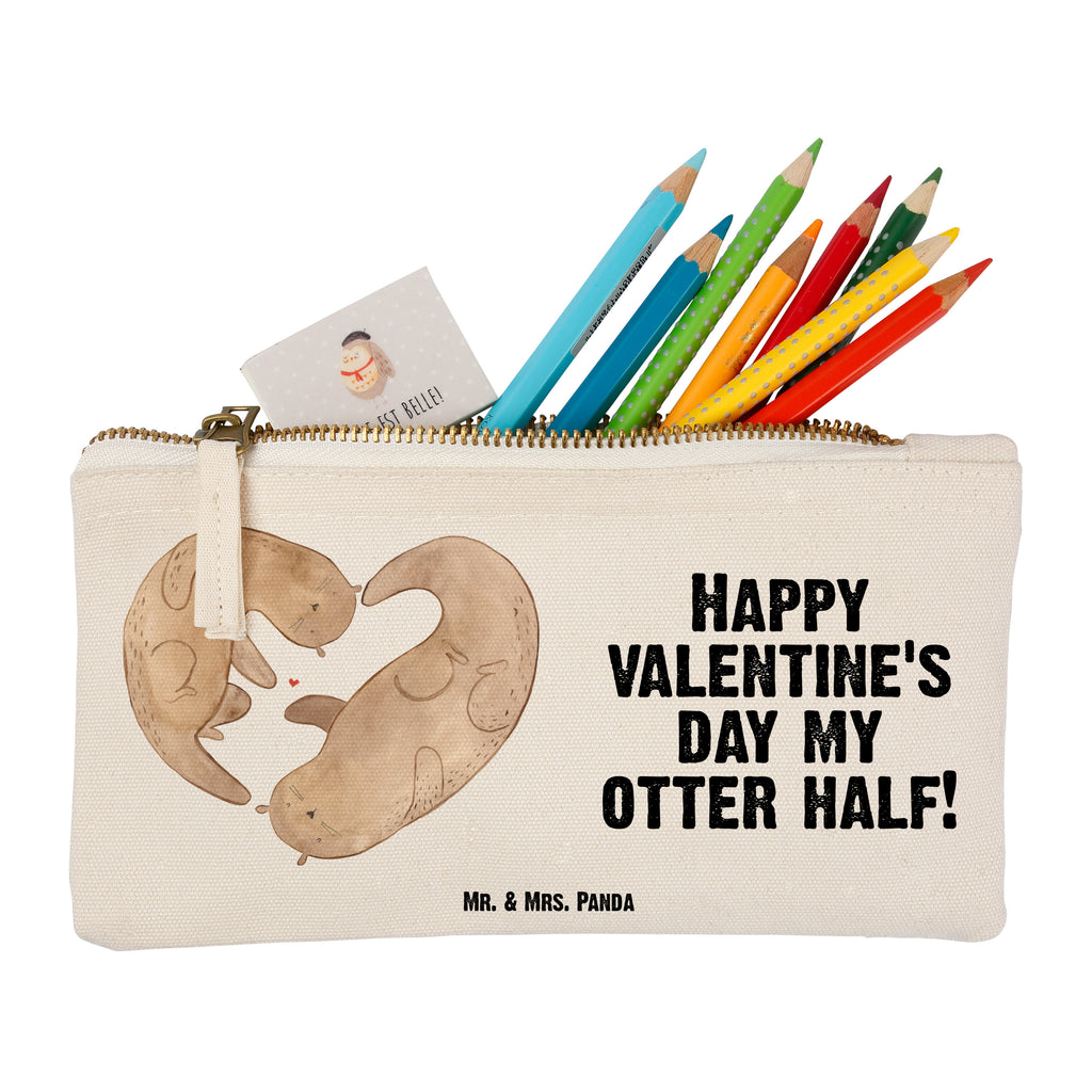 Schminktasche Otter Valentine Valentinstag, Geschenk für Frauen, Liebesgeschenk, Jahrestag, Hochzeitstag, Mitbringsel, Geschenk für Freundin, Geschenk für Partner, Freund, Liebesbeweis, für Männer, für Ehemann Schminktasche, Kosmetiktasche, Kosmetikbeutel, Stiftemäppchen, Etui, Federmappe, Makeup, XXL, Schminketui, Kosmetiketui, Schlamperetui  Liebe,  Partner, Freund, Freundin, Ehemann, Ehefrau, Heiraten, Verlobung, Heiratsantrag, Liebesgeschenk, Jahrestag, Hocheitstag