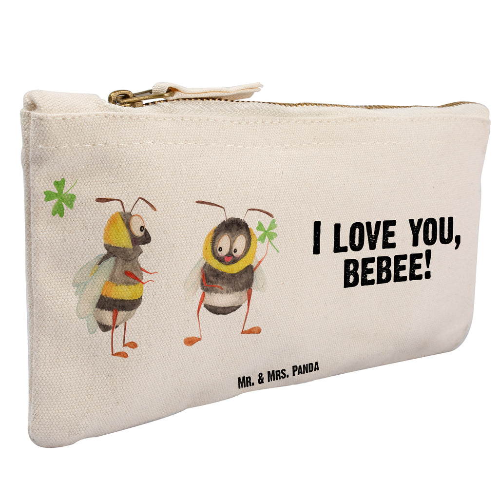 Schminktasche Bienen Paar Valentinstag, Geschenk für Frauen, Liebesgeschenk, Jahrestag, Hochzeitstag, Mitbringsel, Geschenk für Freundin, Geschenk für Partner, Freund, Liebesbeweis, für Männer, für Ehemann, Schildkröten, verliebte Schildkröten Schminktasche, Kosmetiktasche, Kosmetikbeutel, Stiftemäppchen, Etui, Federmappe, Makeup, XXL, Schminketui, Kosmetiketui, Schlamperetui  Liebe,  Partner, Freund, Freundin, Ehemann, Ehefrau, Heiraten, Verlobung, Heiratsantrag, Liebesgeschenk, Jahrestag, Hocheitstag