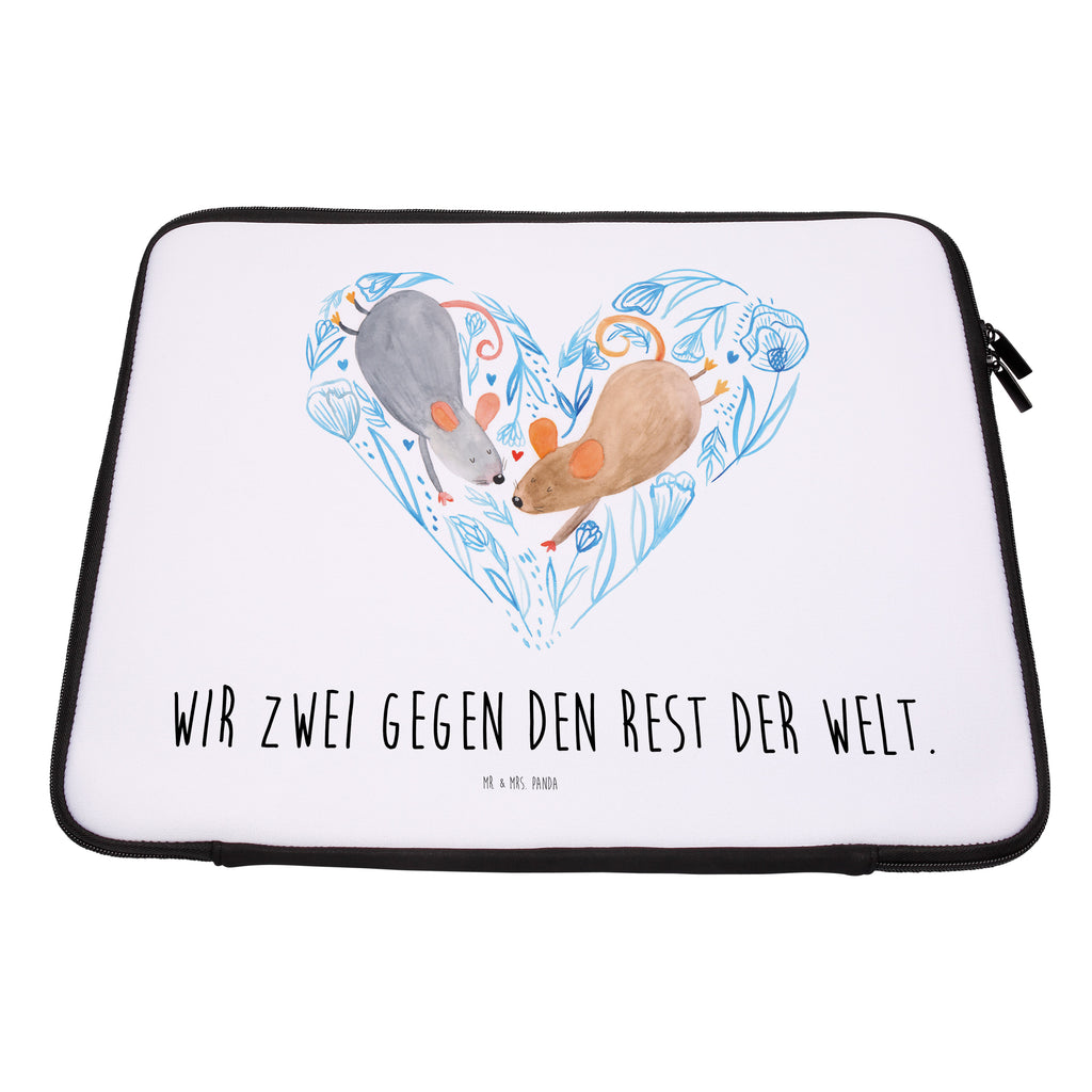 Notebook Tasche Mäuse Herz Liebe, Maus, Mäuse, Liebesbotschaft, Liebesbeweis, Jahrestag, Verlobung, Hochzeit, Lieblingsmensch, Gemeinsamkeit, Love, Geschenk für zwei, Liebesgeschenk Notebook Tasche, Laptop, Computertasche, Tasche, Damen, Schutzhülle  Liebe,  Partner, Freund, Freundin, Ehemann, Ehefrau, Heiraten, Verlobung, Heiratsantrag, Liebesgeschenk, Jahrestag, Hocheitstag
