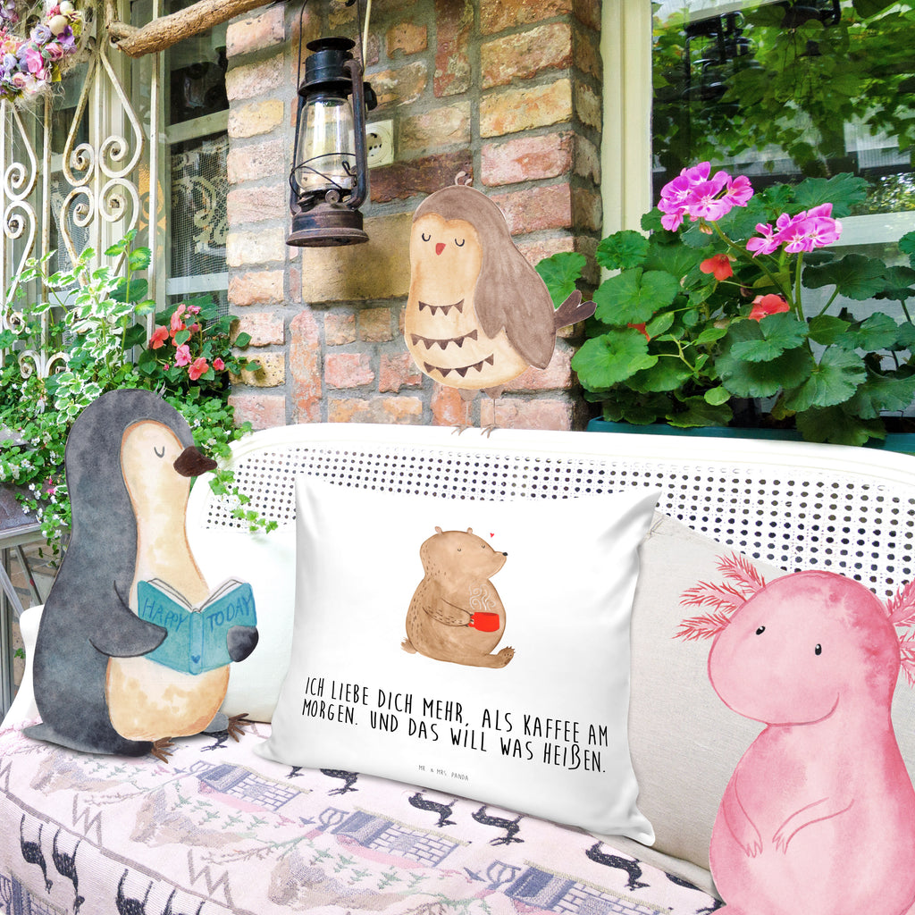 40x40 Kissen Bär Morgenkaffee Kissenhülle, Kopfkissen, Sofakissen, Dekokissen, Motivkissen, Liebe, Partner, Freund, Freundin, Ehemann, Ehefrau, Heiraten, Verlobung, Heiratsantrag, Liebesgeschenk, Jahrestag, Hocheitstag, Valentinstag, Geschenk für Frauen, Hochzeitstag, Mitbringsel, Geschenk für Freundin, Geschenk für Partner, Liebesbeweis, für Männer, für Ehemann