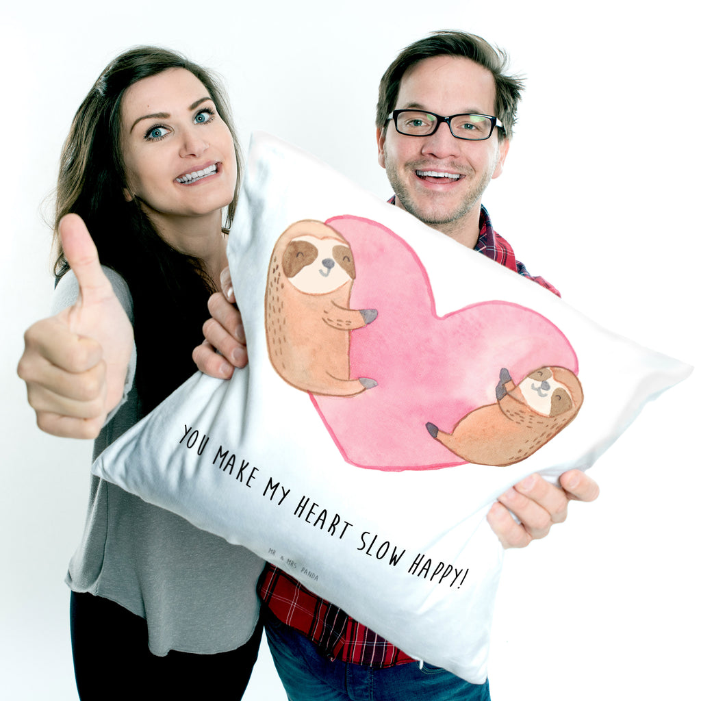 40x40 Kissen Faultiere Herz Kissenhülle, Kopfkissen, Sofakissen, Dekokissen, Motivkissen, Liebe, Partner, Freund, Freundin, Ehemann, Ehefrau, Heiraten, Verlobung, Heiratsantrag, Liebesgeschenk, Jahrestag, Hocheitstag, Valentinstag, Geschenk für Frauen, Hochzeitstag, Mitbringsel, Geschenk für Freundin, Geschenk für Partner, Liebesbeweis, für Männer, für Ehemann