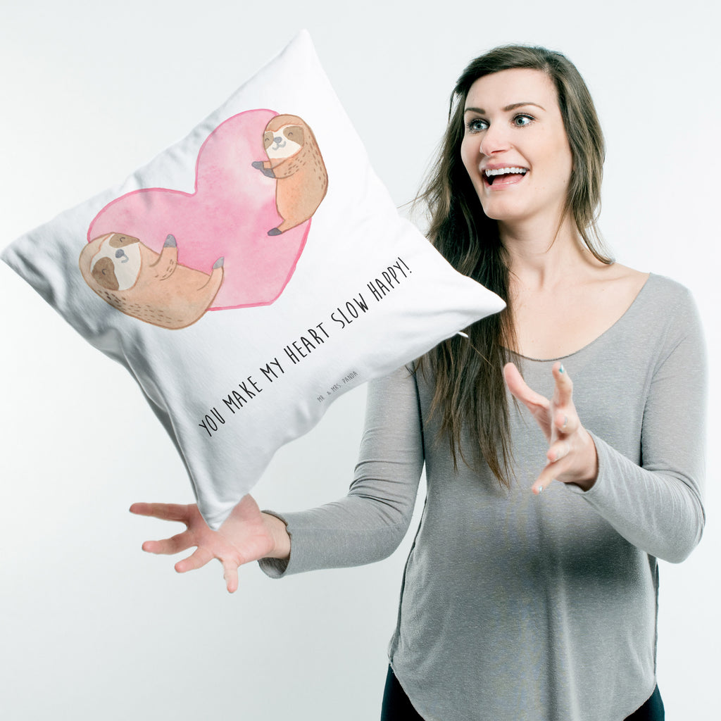 40x40 Kissen Faultiere Herz Kissenhülle, Kopfkissen, Sofakissen, Dekokissen, Motivkissen, Liebe, Partner, Freund, Freundin, Ehemann, Ehefrau, Heiraten, Verlobung, Heiratsantrag, Liebesgeschenk, Jahrestag, Hocheitstag, Valentinstag, Geschenk für Frauen, Hochzeitstag, Mitbringsel, Geschenk für Freundin, Geschenk für Partner, Liebesbeweis, für Männer, für Ehemann