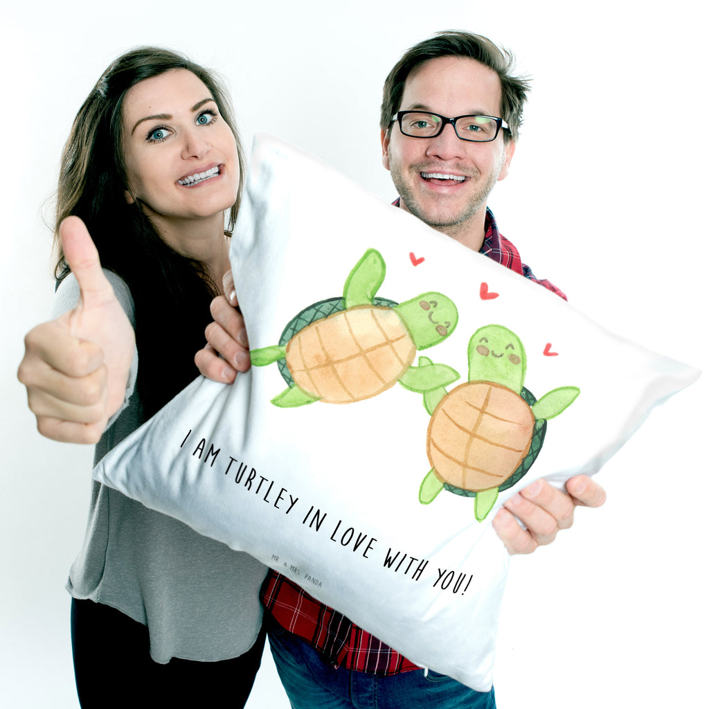40x40 Kissen Schildkröten Paar Kissenhülle, Kopfkissen, Sofakissen, Dekokissen, Motivkissen, Liebe, Partner, Freund, Freundin, Ehemann, Ehefrau, Heiraten, Verlobung, Heiratsantrag, Liebesgeschenk, Jahrestag, Hocheitstag, Valentinstag, Geschenk für Frauen, Hochzeitstag, Mitbringsel, Geschenk für Freundin, Geschenk für Partner, Liebesbeweis, für Männer, für Ehemann