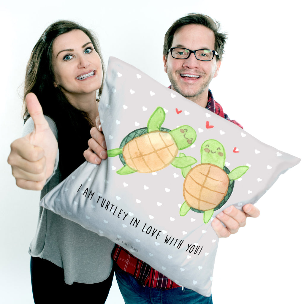 40x40 Kissen Schildkröten Paar Kissenhülle, Kopfkissen, Sofakissen, Dekokissen, Motivkissen, Liebe, Partner, Freund, Freundin, Ehemann, Ehefrau, Heiraten, Verlobung, Heiratsantrag, Liebesgeschenk, Jahrestag, Hocheitstag, Valentinstag, Geschenk für Frauen, Hochzeitstag, Mitbringsel, Geschenk für Freundin, Geschenk für Partner, Liebesbeweis, für Männer, für Ehemann