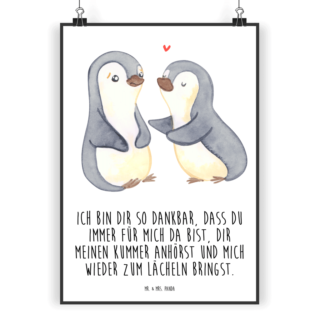 Poster Pinguine trösten Poster, Wandposter, Bild, Wanddeko, Küchenposter, Kinderposter, Wanddeko Bild, Raumdekoration, Wanddekoration, Handgemaltes Poster, Mr. & Mrs. Panda Poster, Designposter, Kunstdruck, Posterdruck, Liebe, Partner, Freund, Freundin, Ehemann, Ehefrau, Heiraten, Verlobung, Heiratsantrag, Liebesgeschenk, Jahrestag, Hocheitstag, Valentinstag, Geschenk für Frauen, Hochzeitstag, Mitbringsel, Geschenk für Freundin, Geschenk für Partner, Liebesbeweis, für Männer, für Ehemann