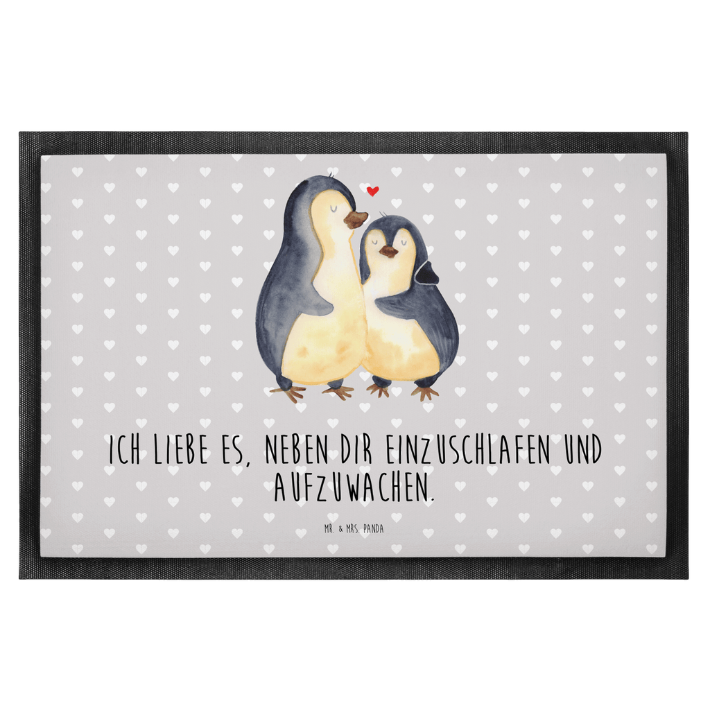 Fußmatte Pinguine Einschlafen Türvorleger, Schmutzmatte, Fußabtreter, Matte, Schmutzfänger, Fußabstreifer, Schmutzfangmatte, Türmatte, Motivfußmatte, Haustürmatte, Vorleger, Liebe, Partner, Freund, Freundin, Ehemann, Ehefrau, Heiraten, Verlobung, Heiratsantrag, Liebesgeschenk, Jahrestag, Hocheitstag, Valentinstag, Geschenk für Frauen, Hochzeitstag, Mitbringsel, Geschenk für Freundin, Geschenk für Partner, Liebesbeweis, für Männer, für Ehemann