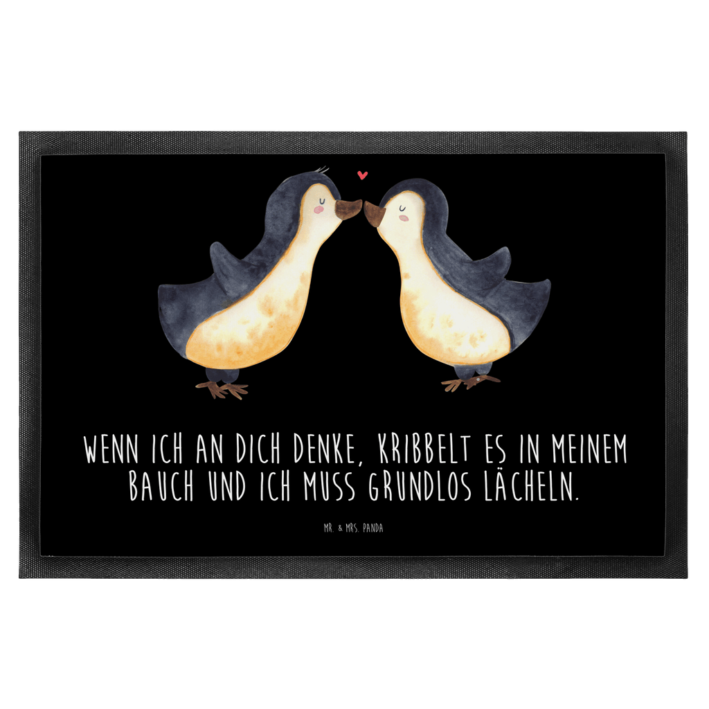 Fußmatte Pinguine Kuss Türvorleger, Schmutzmatte, Fußabtreter, Matte, Schmutzfänger, Fußabstreifer, Schmutzfangmatte, Türmatte, Motivfußmatte, Haustürmatte, Vorleger, Liebe, Partner, Freund, Freundin, Ehemann, Ehefrau, Heiraten, Verlobung, Heiratsantrag, Liebesgeschenk, Jahrestag, Hocheitstag, Valentinstag, Geschenk für Frauen, Hochzeitstag, Mitbringsel, Geschenk für Freundin, Geschenk für Partner, Liebesbeweis, für Männer, für Ehemann