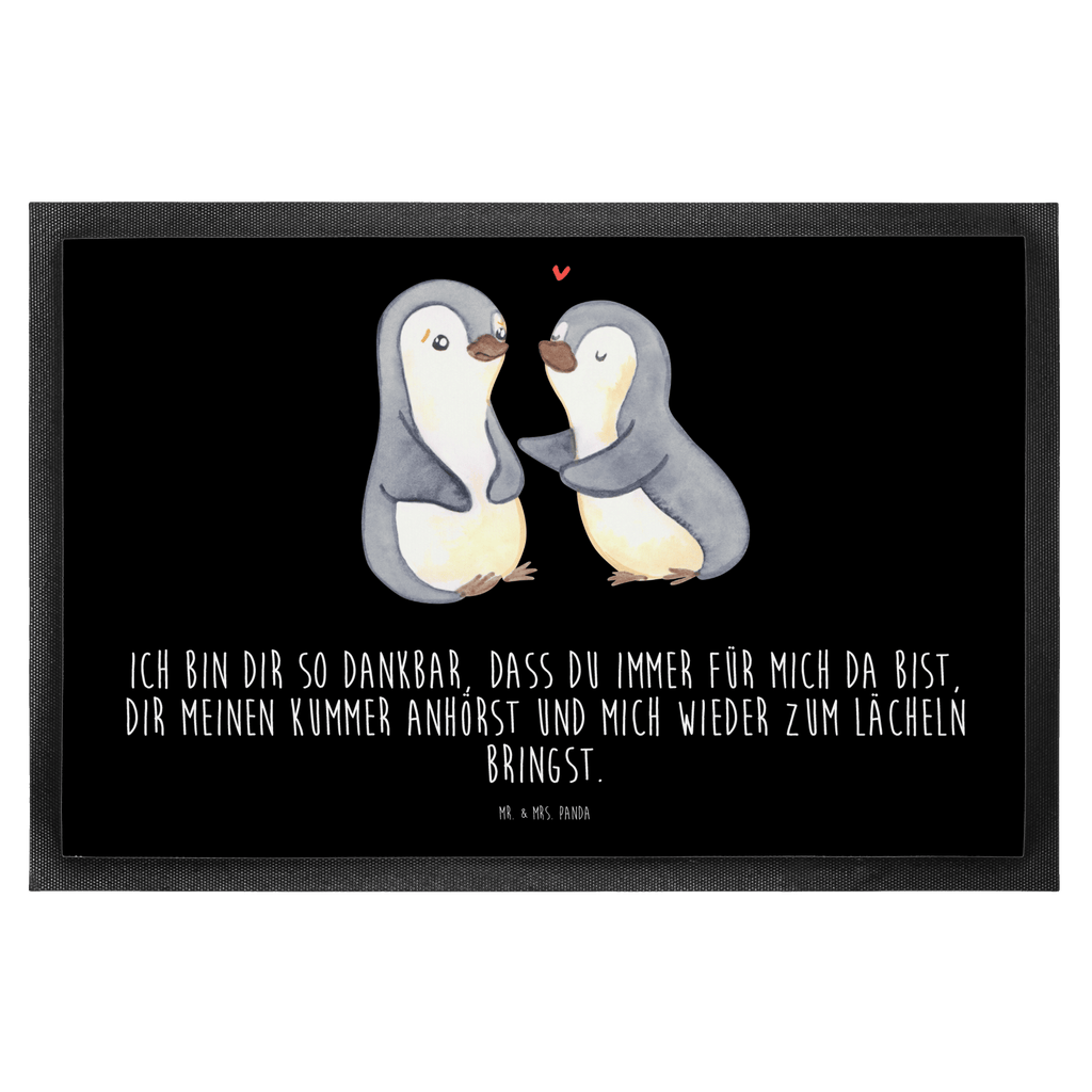 Fußmatte Pinguine trösten Türvorleger, Schmutzmatte, Fußabtreter, Matte, Schmutzfänger, Fußabstreifer, Schmutzfangmatte, Türmatte, Motivfußmatte, Haustürmatte, Vorleger, Liebe, Partner, Freund, Freundin, Ehemann, Ehefrau, Heiraten, Verlobung, Heiratsantrag, Liebesgeschenk, Jahrestag, Hocheitstag, Valentinstag, Geschenk für Frauen, Hochzeitstag, Mitbringsel, Geschenk für Freundin, Geschenk für Partner, Liebesbeweis, für Männer, für Ehemann