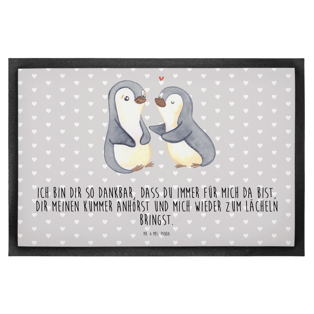 Fußmatte Pinguine trösten Türvorleger, Schmutzmatte, Fußabtreter, Matte, Schmutzfänger, Fußabstreifer, Schmutzfangmatte, Türmatte, Motivfußmatte, Haustürmatte, Vorleger, Liebe, Partner, Freund, Freundin, Ehemann, Ehefrau, Heiraten, Verlobung, Heiratsantrag, Liebesgeschenk, Jahrestag, Hocheitstag, Valentinstag, Geschenk für Frauen, Hochzeitstag, Mitbringsel, Geschenk für Freundin, Geschenk für Partner, Liebesbeweis, für Männer, für Ehemann
