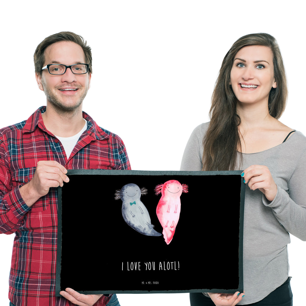 Fußmatte Axolotl Liebe