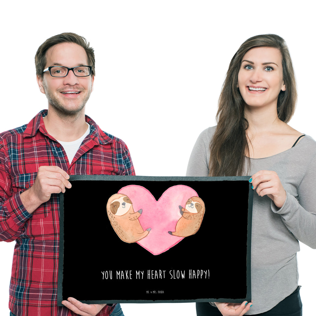 Fußmatte Faultiere Herz Valentinstag, Geschenk für Frauen, Liebesgeschenk, Jahrestag, Hochzeitstag, Mitbringsel, Geschenk für Freundin, Geschenk für Partner, Freund, Liebesbeweis, für Männer, für Ehemann Türvorleger, Schmutzmatte, Fußabtreter, Matte, Schmutzfänger, Fußabstreifer, Schmutzfangmatte, Türmatte, Motivfußmatte,  Haustürmatte, Vorleger  Liebe,  Partner, Freund, Freundin, Ehemann, Ehefrau, Heiraten, Verlobung, Heiratsantrag, Liebesgeschenk, Jahrestag, Hocheitstag
