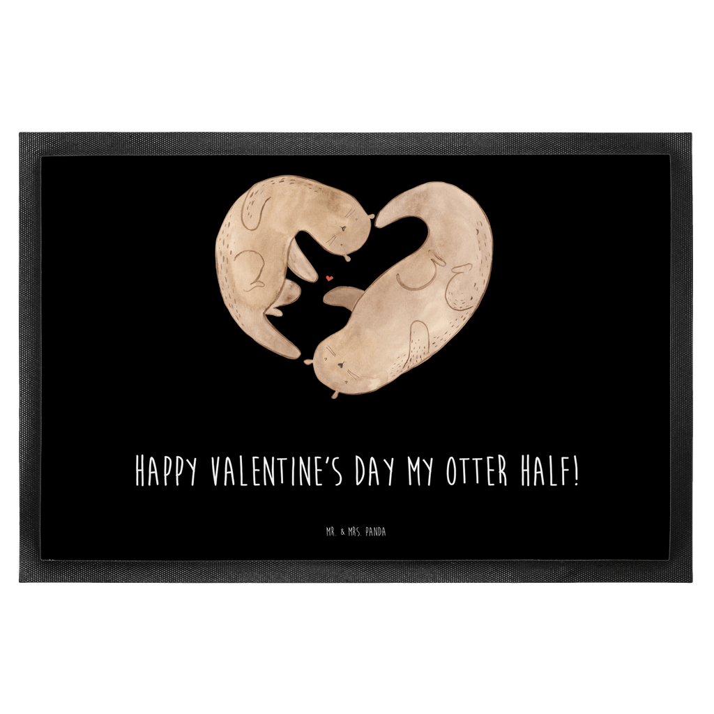 Fußmatte Otter Valentine Türvorleger, Schmutzmatte, Fußabtreter, Matte, Schmutzfänger, Fußabstreifer, Schmutzfangmatte, Türmatte, Motivfußmatte, Haustürmatte, Vorleger, Liebe, Partner, Freund, Freundin, Ehemann, Ehefrau, Heiraten, Verlobung, Heiratsantrag, Liebesgeschenk, Jahrestag, Hocheitstag, Valentinstag, Geschenk für Frauen, Hochzeitstag, Mitbringsel, Geschenk für Freundin, Geschenk für Partner, Liebesbeweis, für Männer, für Ehemann