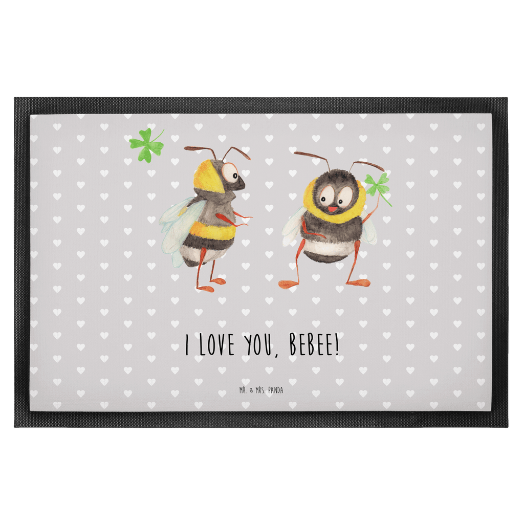 Fußmatte Bienen Paar Valentinstag, Geschenk für Frauen, Liebesgeschenk, Jahrestag, Hochzeitstag, Mitbringsel, Geschenk für Freundin, Geschenk für Partner, Freund, Liebesbeweis, für Männer, für Ehemann, Schildkröten, verliebte Schildkröten Türvorleger, Schmutzmatte, Fußabtreter, Matte, Schmutzfänger, Fußabstreifer, Schmutzfangmatte, Türmatte, Motivfußmatte,  Haustürmatte, Vorleger  Liebe,  Partner, Freund, Freundin, Ehemann, Ehefrau, Heiraten, Verlobung, Heiratsantrag, Liebesgeschenk, Jahrestag, Hocheitstag