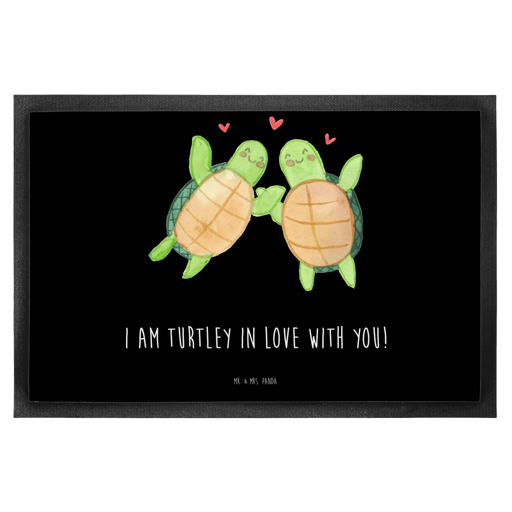 Fußmatte Schildkröten Paar Türvorleger, Schmutzmatte, Fußabtreter, Matte, Schmutzfänger, Fußabstreifer, Schmutzfangmatte, Türmatte, Motivfußmatte, Haustürmatte, Vorleger, Liebe, Partner, Freund, Freundin, Ehemann, Ehefrau, Heiraten, Verlobung, Heiratsantrag, Liebesgeschenk, Jahrestag, Hocheitstag, Valentinstag, Geschenk für Frauen, Hochzeitstag, Mitbringsel, Geschenk für Freundin, Geschenk für Partner, Liebesbeweis, für Männer, für Ehemann