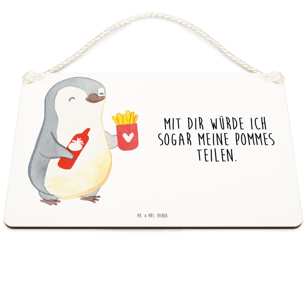 Deko Schild Pinguin Pommes Valentinstag, Geschenk für Frauen, Liebesgeschenk, Jahrestag, Hochzeitstag, Mitbringsel, Geschenk für Freundin, Geschenk für Partner, Freund, Liebesbeweis, für Männer, für Ehemann Dekoschild, Deko Schild, Schild, Tür Schild, Türschild, Holzschild, Wandschild, Wanddeko  Liebe,  Partner, Freund, Freundin, Ehemann, Ehefrau, Heiraten, Verlobung, Heiratsantrag, Liebesgeschenk, Jahrestag, Hocheitstag