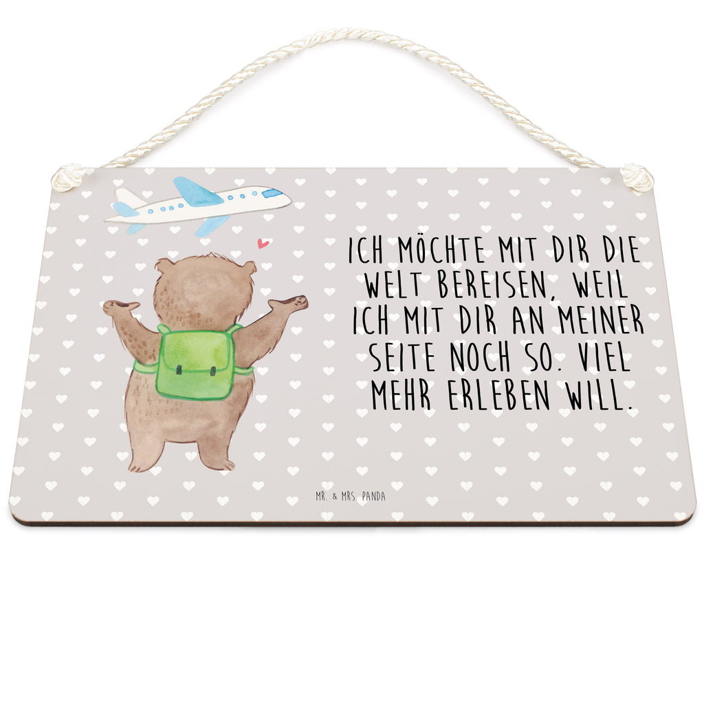 Deko Schild Bär Flugzeug Valentinstag, Geschenk für Frauen, Liebesgeschenk, Jahrestag, Hochzeitstag, Mitbringsel, Geschenk für Freundin, Geschenk für Partner, Freund, Liebesbeweis, für Männer, für Ehemann Dekoschild, Deko Schild, Schild, Tür Schild, Türschild, Holzschild, Wandschild, Wanddeko  Liebe,  Partner, Freund, Freundin, Ehemann, Ehefrau, Heiraten, Verlobung, Heiratsantrag, Liebesgeschenk, Jahrestag, Hocheitstag