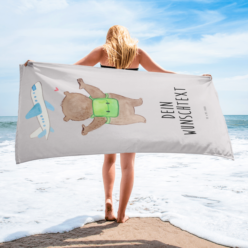 Handtuch mit Namen Bär Flugzeug Personalisiertes Badehandtuch, Handtuch personalisiert, Handtuch mit Namen, Badetuch personalisiert, Handtuch bedrucken, Saunatuch mit Namen, Handtuch Geschenk, Liebe, Partner, Freund, Freundin, Ehemann, Ehefrau, Heiraten, Verlobung, Heiratsantrag, Liebesgeschenk, Jahrestag, Hocheitstag, Valentinstag, Geschenk für Frauen, Hochzeitstag, Mitbringsel, Geschenk für Freundin, Geschenk für Partner, Liebesbeweis, für Männer, für Ehemann