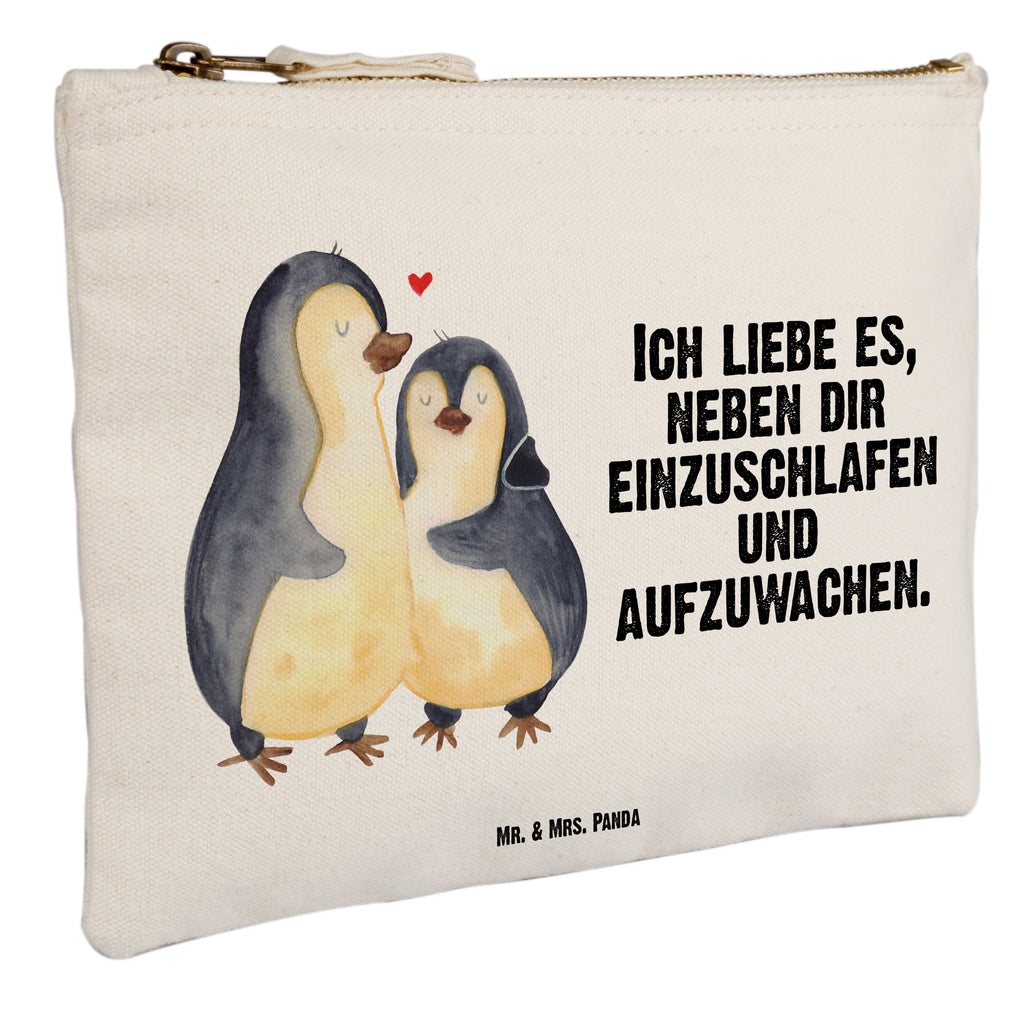 Schminktasche Pinguine Einschlafen Valentinstag, Geschenk für Frauen, Liebesgeschenk, Jahrestag, Hochzeitstag, Mitbringsel, Geschenk für Freundin, Geschenk für Partner, Freund, Liebesbeweis, für Männer, für Ehemann Schminktasche, Kosmetiktasche, Kosmetikbeutel, Stiftemäppchen, Etui, Federmappe, Makeup, XXL, Schminketui, Kosmetiketui, Schlamperetui  Liebe,  Partner, Freund, Freundin, Ehemann, Ehefrau, Heiraten, Verlobung, Heiratsantrag, Liebesgeschenk, Jahrestag, Hocheitstag