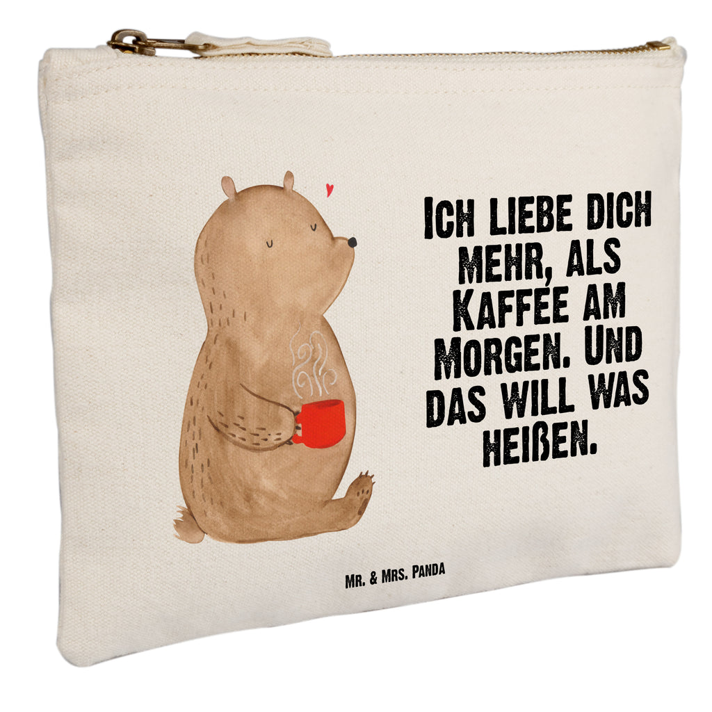 Schminktasche Bär Morgenkaffee Valentinstag, Geschenk für Frauen, Liebesgeschenk, Jahrestag, Hochzeitstag, Mitbringsel, Geschenk für Freundin, Geschenk für Partner, Freund, Liebesbeweis, für Männer, für Ehemann Schminktasche, Kosmetiktasche, Kosmetikbeutel, Stiftemäppchen, Etui, Federmappe, Makeup, XXL, Schminketui, Kosmetiketui, Schlamperetui  Liebe,  Partner, Freund, Freundin, Ehemann, Ehefrau, Heiraten, Verlobung, Heiratsantrag, Liebesgeschenk, Jahrestag, Hocheitstag