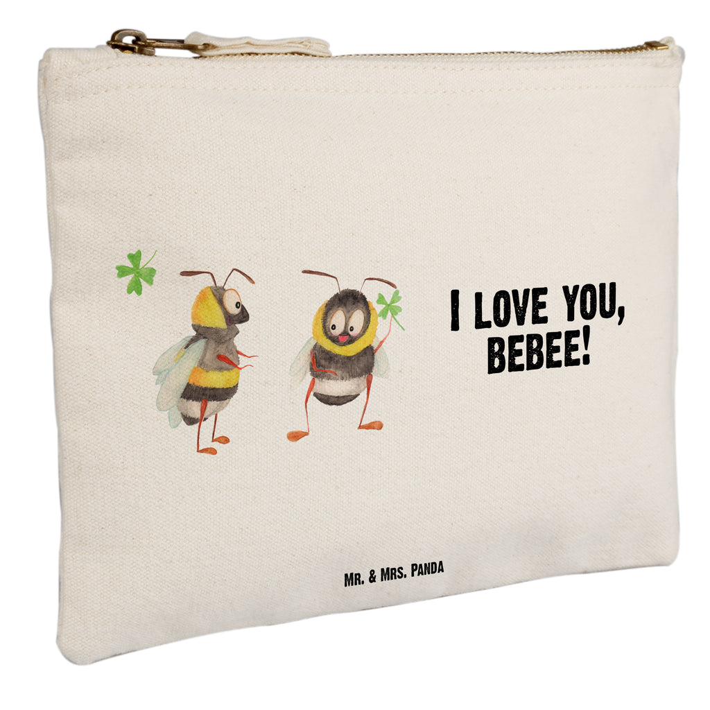 Schminktasche Bienen Paar Valentinstag, Geschenk für Frauen, Liebesgeschenk, Jahrestag, Hochzeitstag, Mitbringsel, Geschenk für Freundin, Geschenk für Partner, Freund, Liebesbeweis, für Männer, für Ehemann, Schildkröten, verliebte Schildkröten Schminktasche, Kosmetiktasche, Kosmetikbeutel, Stiftemäppchen, Etui, Federmappe, Makeup, XXL, Schminketui, Kosmetiketui, Schlamperetui  Liebe,  Partner, Freund, Freundin, Ehemann, Ehefrau, Heiraten, Verlobung, Heiratsantrag, Liebesgeschenk, Jahrestag, Hocheitstag