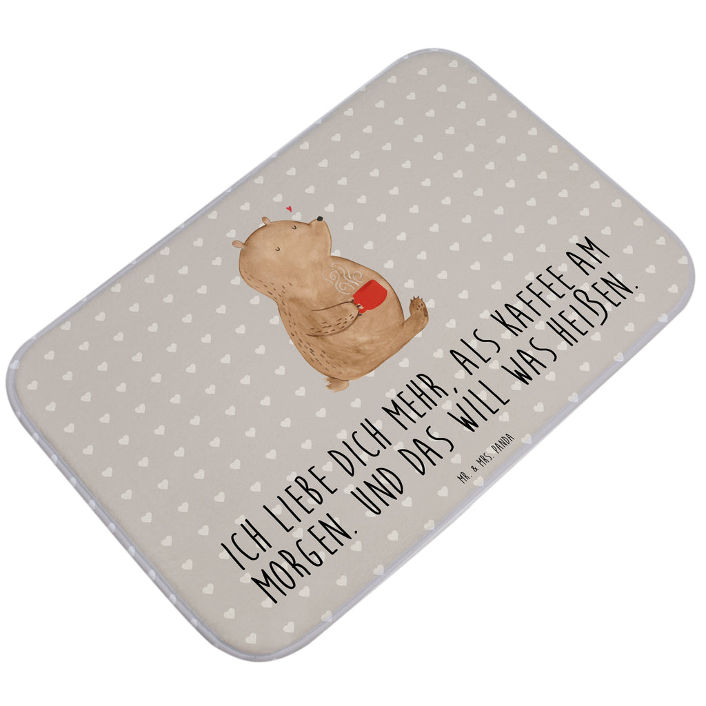Badvorleger Bär Morgenkaffee Badematte, Badteppich, Duschvorleger, Badezimmerteppich, Badezimmermatte, Badvorleger, Duschmatte, Duschteppich, Liebe, Partner, Freund, Freundin, Ehemann, Ehefrau, Heiraten, Verlobung, Heiratsantrag, Liebesgeschenk, Jahrestag, Hocheitstag, Valentinstag, Geschenk für Frauen, Hochzeitstag, Mitbringsel, Geschenk für Freundin, Geschenk für Partner, Liebesbeweis, für Männer, für Ehemann