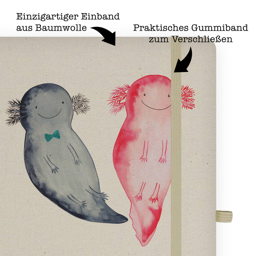 DIN A6 Baumwoll Notizbuch Axolotl Liebe Valentinstag, Geschenk für Frauen, Liebesgeschenk, Jahrestag, Hochzeitstag, Mitbringsel, Geschenk für Freundin, Geschenk für Partner, Freund, Liebesbeweis, für Männer, für Ehemann Notizen, Eintragebuch, Tagebuch, Notizblock, Adressbuch, Journal, Kladde, Skizzenbuch, Notizheft, Schreibbuch, Schreibheft  Liebe,  Partner, Freund, Freundin, Ehemann, Ehefrau, Heiraten, Verlobung, Heiratsantrag, Liebesgeschenk, Jahrestag, Hocheitstag
