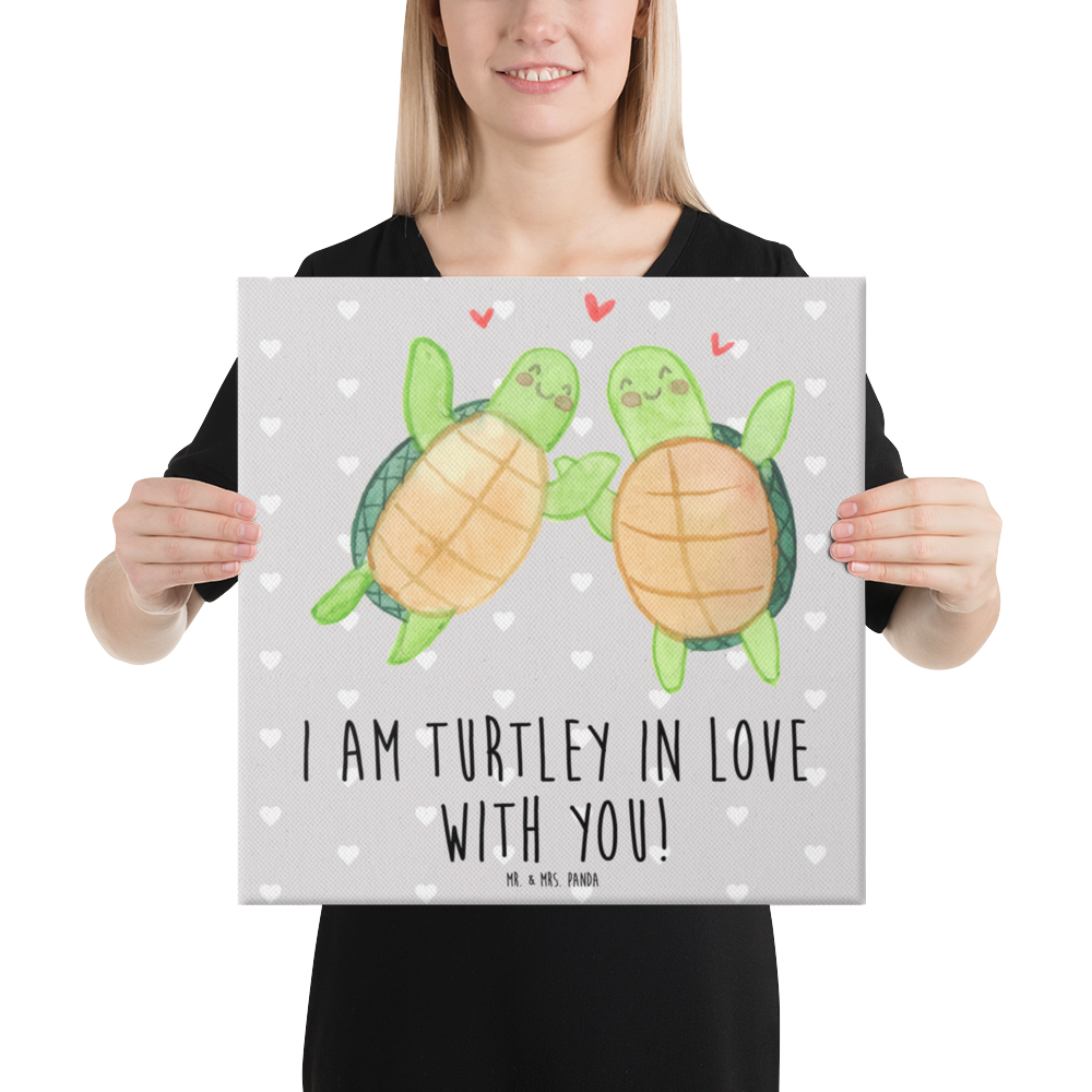 Leinwand Bild Schildkröten Paar Valentinstag, Geschenk für Frauen, Liebesgeschenk, Jahrestag, Hochzeitstag, Mitbringsel, Geschenk für Freundin, Geschenk für Partner, Freund, Liebesbeweis, für Männer, für Ehemann Leinwand, Bild, Kunstdruck, Wanddeko, Dekoration  Liebe,  Partner, Freund, Freundin, Ehemann, Ehefrau, Heiraten, Verlobung, Heiratsantrag, Liebesgeschenk, Jahrestag, Hocheitstag