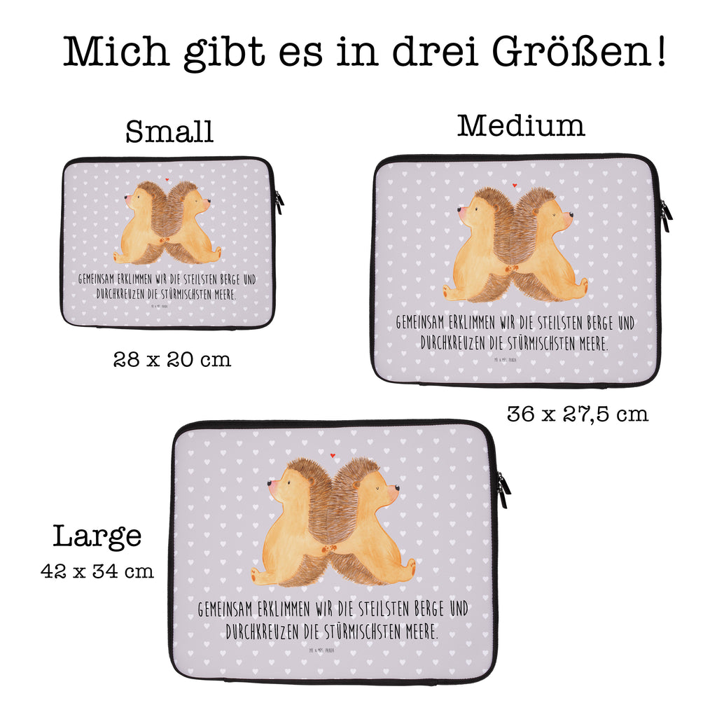 27 x 36 Notebook Tasche  Igel händchenhaltend Notebook Tasche, Laptop, Computertasche, Tasche, Damen, Schutzhülle, Liebe, Partner, Freund, Freundin, Ehemann, Ehefrau, Heiraten, Verlobung, Heiratsantrag, Liebesgeschenk, Jahrestag, Hocheitstag, Igel, Igelliebe, Hand in Hand, Liebesbeweis, große Liebe, Liebesbotschaft, Hochzeit, Lieblingsmensch, Gemeinsamkeit, Love, Geschenk für zwei