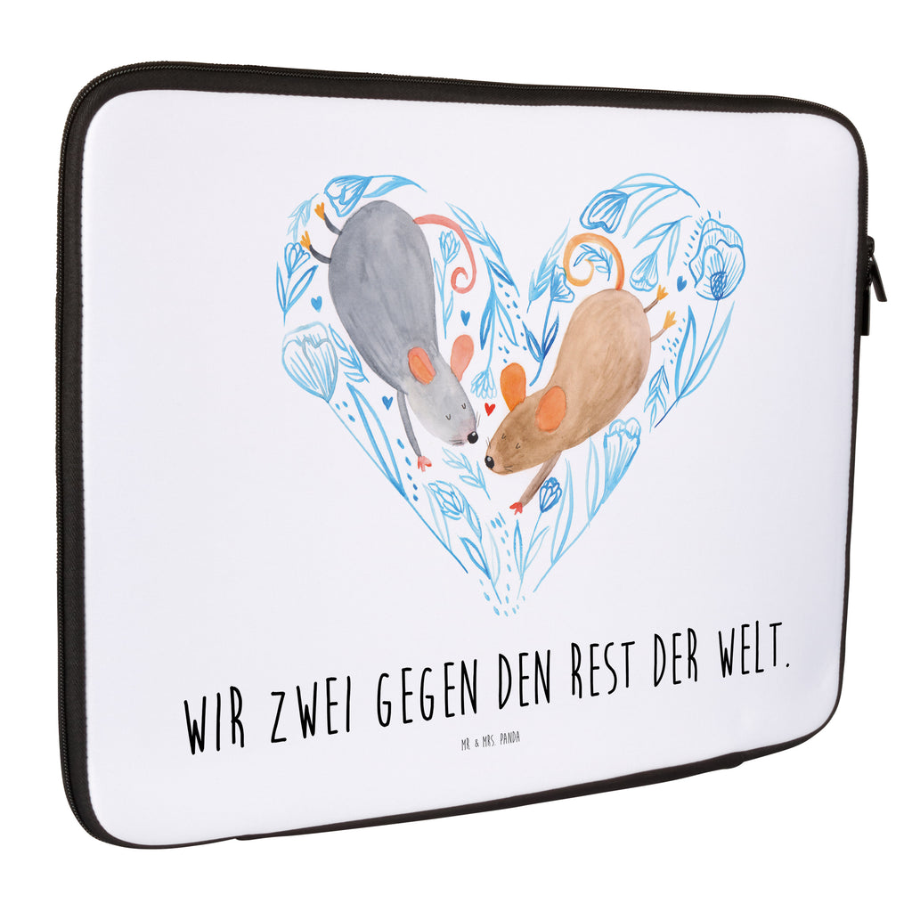 Notebook Tasche Mäuse Herz Liebe, Maus, Mäuse, Liebesbotschaft, Liebesbeweis, Jahrestag, Verlobung, Hochzeit, Lieblingsmensch, Gemeinsamkeit, Love, Geschenk für zwei, Liebesgeschenk Notebook Tasche, Laptop, Computertasche, Tasche, Damen, Schutzhülle  Liebe,  Partner, Freund, Freundin, Ehemann, Ehefrau, Heiraten, Verlobung, Heiratsantrag, Liebesgeschenk, Jahrestag, Hocheitstag
