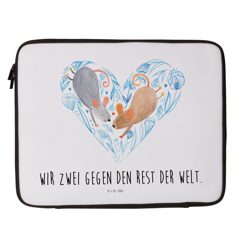 Notebook Tasche Mäuse Herz Liebe, Maus, Mäuse, Liebesbotschaft, Liebesbeweis, Jahrestag, Verlobung, Hochzeit, Lieblingsmensch, Gemeinsamkeit, Love, Geschenk für zwei, Liebesgeschenk Notebook Tasche, Laptop, Computertasche, Tasche, Damen, Schutzhülle  Liebe,  Partner, Freund, Freundin, Ehemann, Ehefrau, Heiraten, Verlobung, Heiratsantrag, Liebesgeschenk, Jahrestag, Hocheitstag