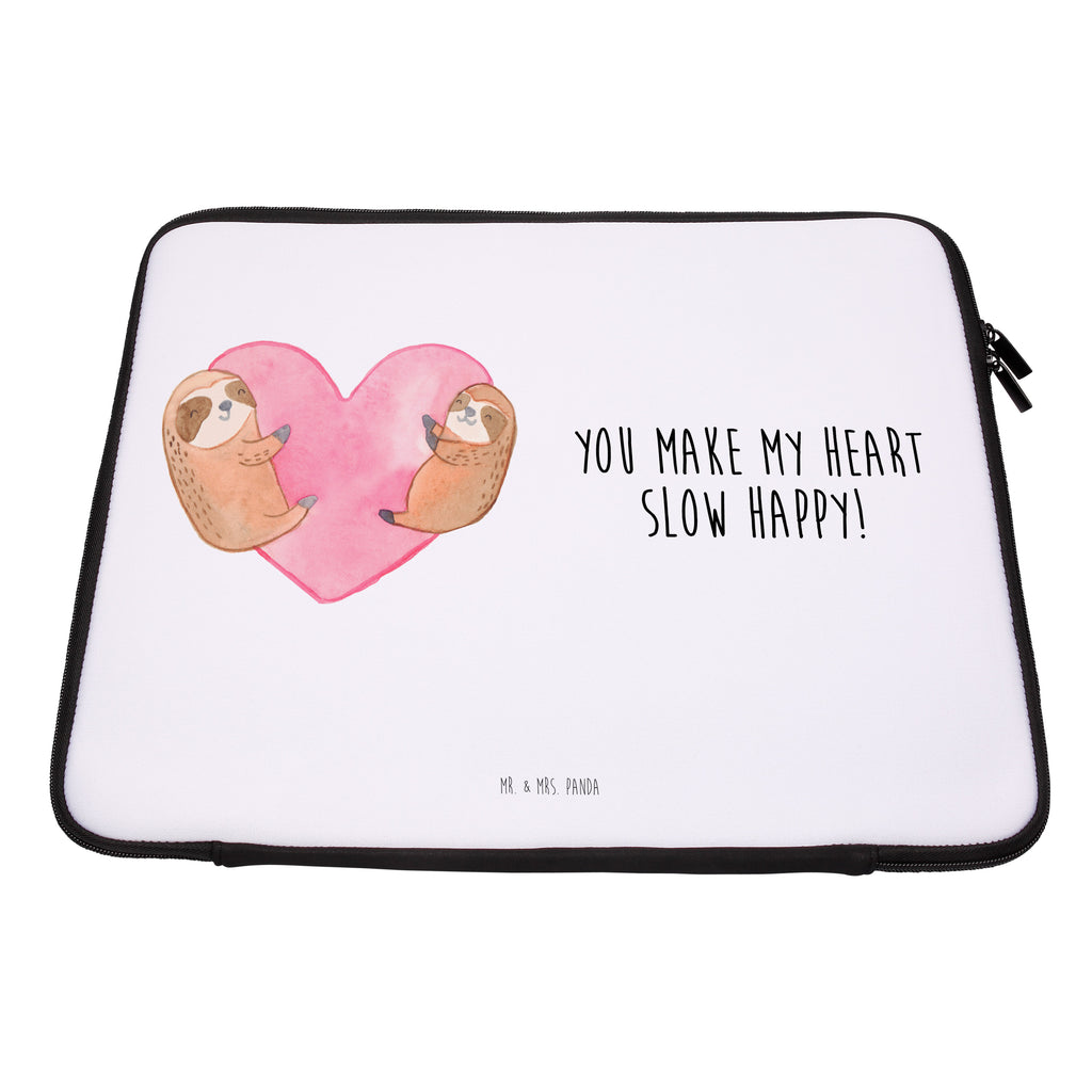 20 x 28 Notebook Tasche  Faultiere Herz
