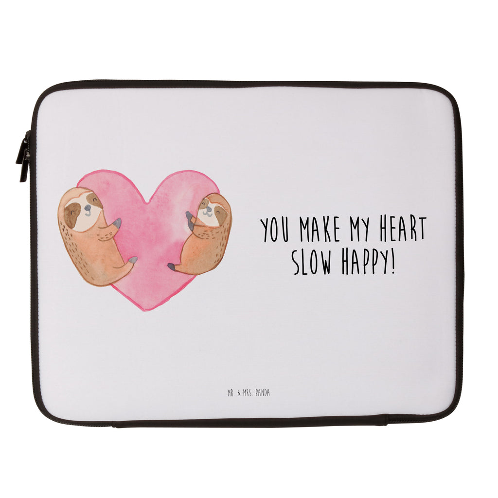 20 x 28 Notebook Tasche  Faultiere Herz
