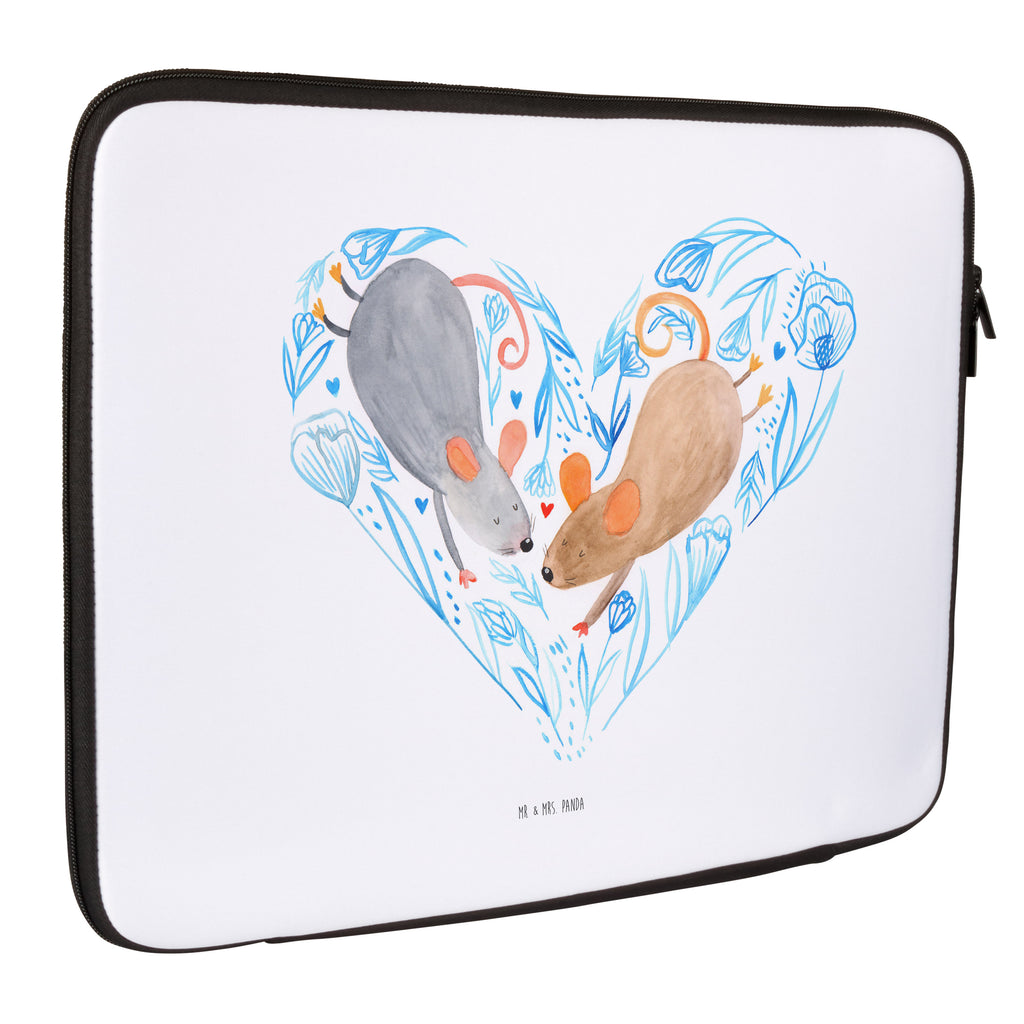 Notebook Tasche Mäuse Herz Liebe, Maus, Mäuse, Liebesbotschaft, Liebesbeweis, Jahrestag, Verlobung, Hochzeit, Lieblingsmensch, Gemeinsamkeit, Love, Geschenk für zwei, Liebesgeschenk Notebook Tasche, Laptop, Computertasche, Tasche, Damen, Schutzhülle  Liebe,  Partner, Freund, Freundin, Ehemann, Ehefrau, Heiraten, Verlobung, Heiratsantrag, Liebesgeschenk, Jahrestag, Hocheitstag