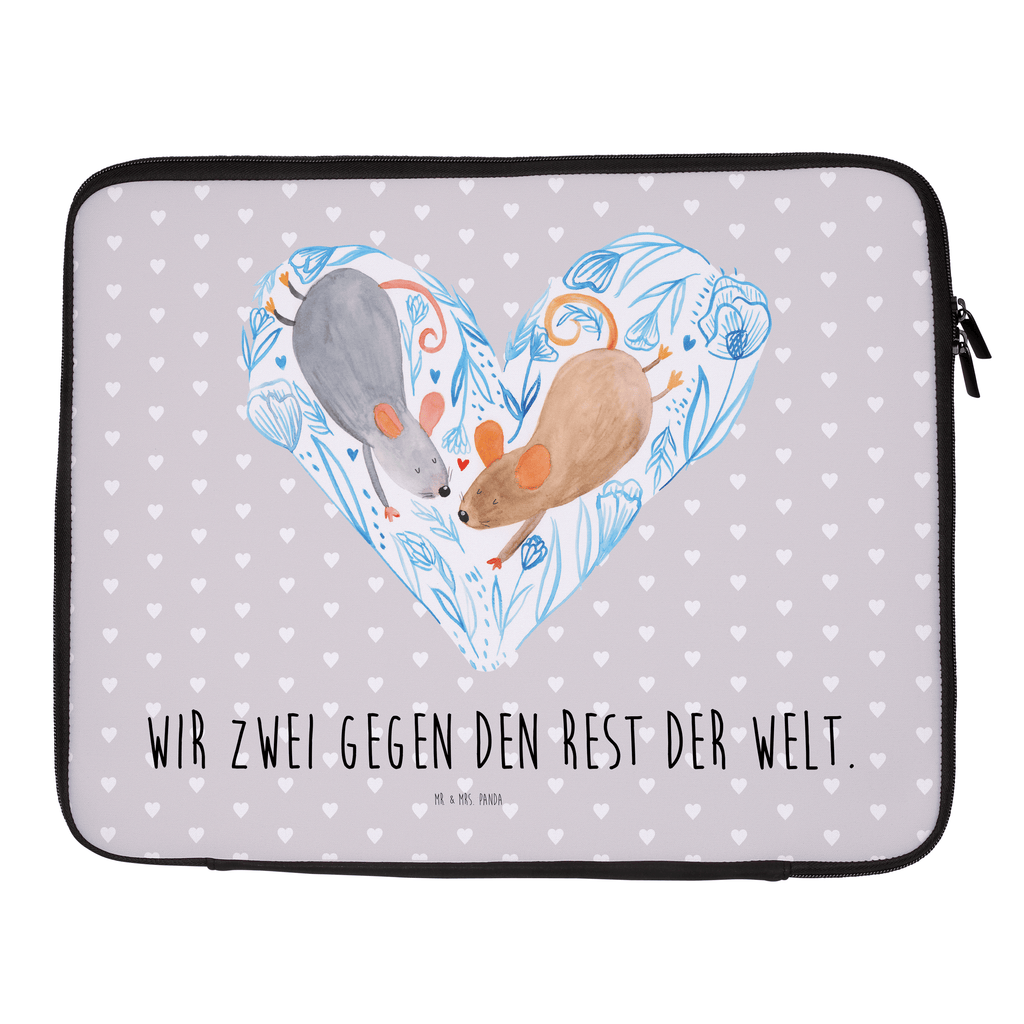 Notebook Tasche Mäuse Herz Liebe, Maus, Mäuse, Liebesbotschaft, Liebesbeweis, Jahrestag, Verlobung, Hochzeit, Lieblingsmensch, Gemeinsamkeit, Love, Geschenk für zwei, Liebesgeschenk Notebook Tasche, Laptop, Computertasche, Tasche, Damen, Schutzhülle  Liebe,  Partner, Freund, Freundin, Ehemann, Ehefrau, Heiraten, Verlobung, Heiratsantrag, Liebesgeschenk, Jahrestag, Hocheitstag