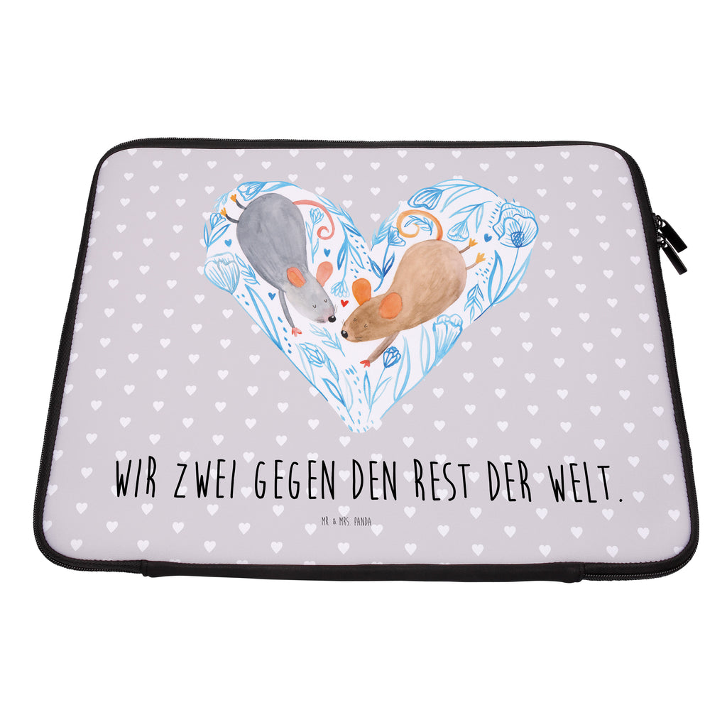 Notebook Tasche Mäuse Herz Liebe, Maus, Mäuse, Liebesbotschaft, Liebesbeweis, Jahrestag, Verlobung, Hochzeit, Lieblingsmensch, Gemeinsamkeit, Love, Geschenk für zwei, Liebesgeschenk Notebook Tasche, Laptop, Computertasche, Tasche, Damen, Schutzhülle  Liebe,  Partner, Freund, Freundin, Ehemann, Ehefrau, Heiraten, Verlobung, Heiratsantrag, Liebesgeschenk, Jahrestag, Hocheitstag