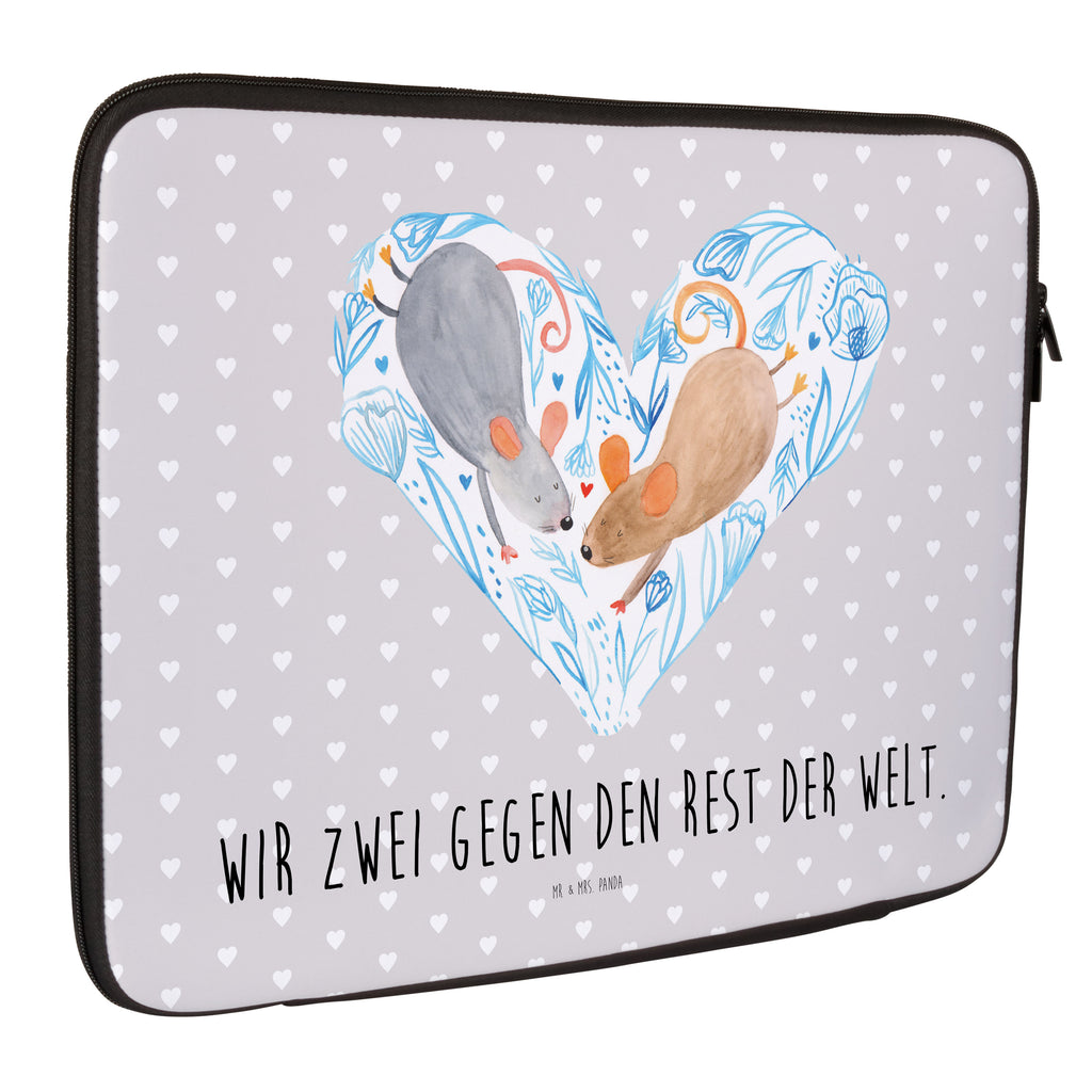 Notebook Tasche Mäuse Herz Liebe, Maus, Mäuse, Liebesbotschaft, Liebesbeweis, Jahrestag, Verlobung, Hochzeit, Lieblingsmensch, Gemeinsamkeit, Love, Geschenk für zwei, Liebesgeschenk Notebook Tasche, Laptop, Computertasche, Tasche, Damen, Schutzhülle  Liebe,  Partner, Freund, Freundin, Ehemann, Ehefrau, Heiraten, Verlobung, Heiratsantrag, Liebesgeschenk, Jahrestag, Hocheitstag