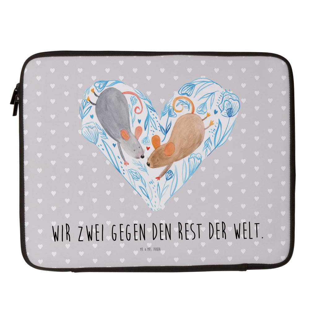 Notebook Tasche Mäuse Herz Liebe, Maus, Mäuse, Liebesbotschaft, Liebesbeweis, Jahrestag, Verlobung, Hochzeit, Lieblingsmensch, Gemeinsamkeit, Love, Geschenk für zwei, Liebesgeschenk Notebook Tasche, Laptop, Computertasche, Tasche, Damen, Schutzhülle  Liebe,  Partner, Freund, Freundin, Ehemann, Ehefrau, Heiraten, Verlobung, Heiratsantrag, Liebesgeschenk, Jahrestag, Hocheitstag