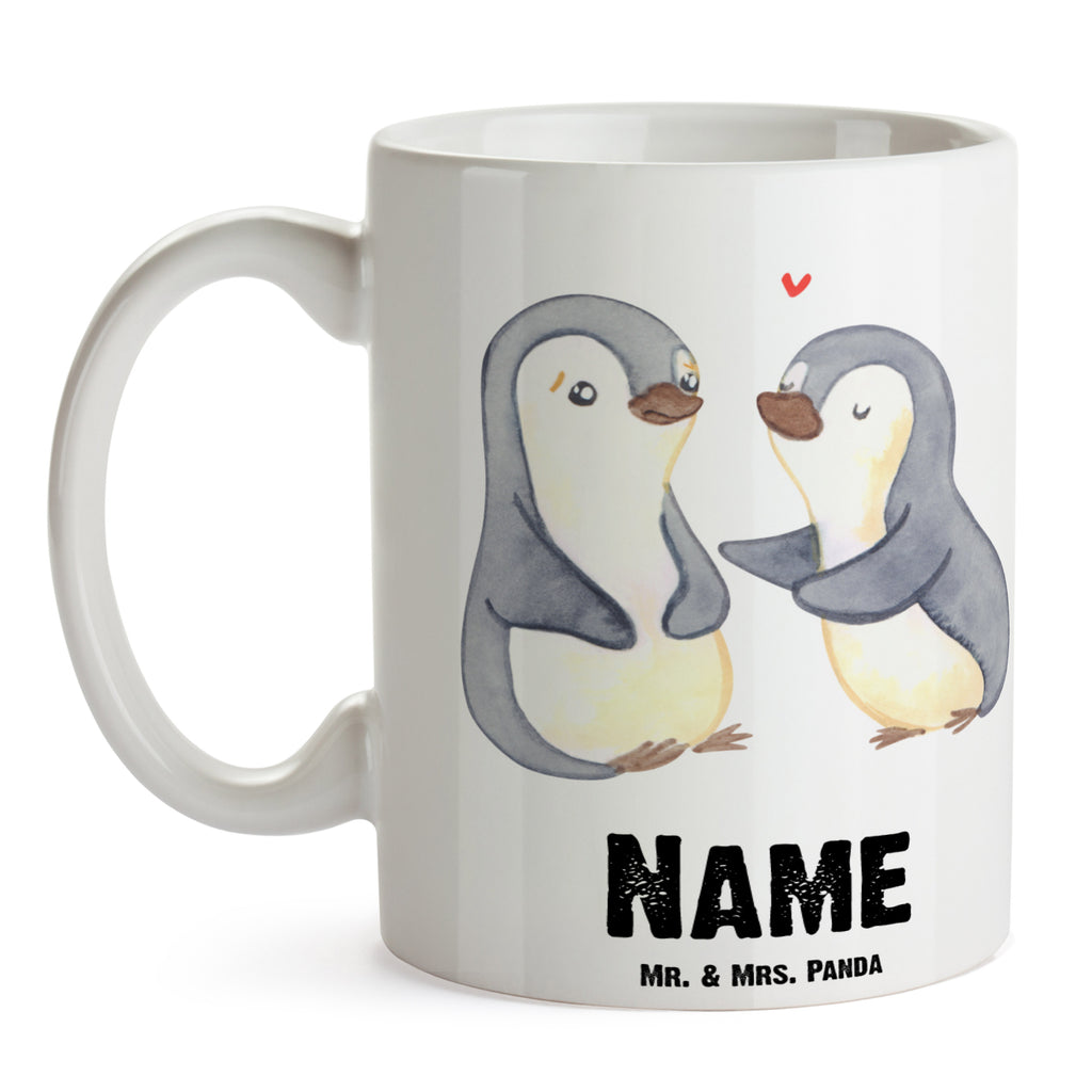 Personalisierte Tasse Pinguine trösten Personalisierte Tasse, Namenstasse, Wunschname, Personalisiert, Tasse, Namen, Drucken, Tasse mit Namen, Liebe, Partner, Freund, Freundin, Ehemann, Ehefrau, Heiraten, Verlobung, Heiratsantrag, Liebesgeschenk, Jahrestag, Hocheitstag, Valentinstag, Geschenk für Frauen, Hochzeitstag, Mitbringsel, Geschenk für Freundin, Geschenk für Partner, Liebesbeweis, für Männer, für Ehemann