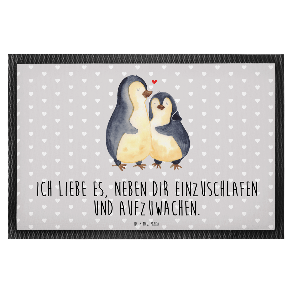 Fußmatte Pinguine Einschlafen Türvorleger, Schmutzmatte, Fußabtreter, Matte, Schmutzfänger, Fußabstreifer, Schmutzfangmatte, Türmatte, Motivfußmatte, Haustürmatte, Vorleger, Liebe, Partner, Freund, Freundin, Ehemann, Ehefrau, Heiraten, Verlobung, Heiratsantrag, Liebesgeschenk, Jahrestag, Hocheitstag, Valentinstag, Geschenk für Frauen, Hochzeitstag, Mitbringsel, Geschenk für Freundin, Geschenk für Partner, Liebesbeweis, für Männer, für Ehemann