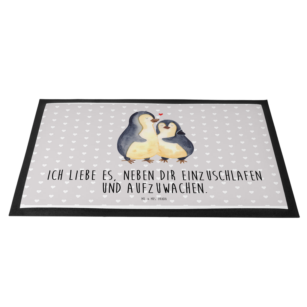 Fußmatte Pinguine Einschlafen Türvorleger, Schmutzmatte, Fußabtreter, Matte, Schmutzfänger, Fußabstreifer, Schmutzfangmatte, Türmatte, Motivfußmatte, Haustürmatte, Vorleger, Liebe, Partner, Freund, Freundin, Ehemann, Ehefrau, Heiraten, Verlobung, Heiratsantrag, Liebesgeschenk, Jahrestag, Hocheitstag, Valentinstag, Geschenk für Frauen, Hochzeitstag, Mitbringsel, Geschenk für Freundin, Geschenk für Partner, Liebesbeweis, für Männer, für Ehemann
