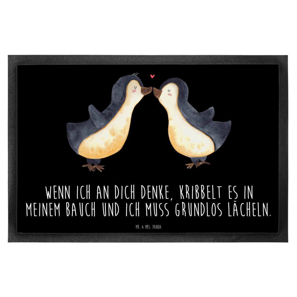Fußmatte Pinguine Kuss Türvorleger, Schmutzmatte, Fußabtreter, Matte, Schmutzfänger, Fußabstreifer, Schmutzfangmatte, Türmatte, Motivfußmatte, Haustürmatte, Vorleger, Liebe, Partner, Freund, Freundin, Ehemann, Ehefrau, Heiraten, Verlobung, Heiratsantrag, Liebesgeschenk, Jahrestag, Hocheitstag, Valentinstag, Geschenk für Frauen, Hochzeitstag, Mitbringsel, Geschenk für Freundin, Geschenk für Partner, Liebesbeweis, für Männer, für Ehemann