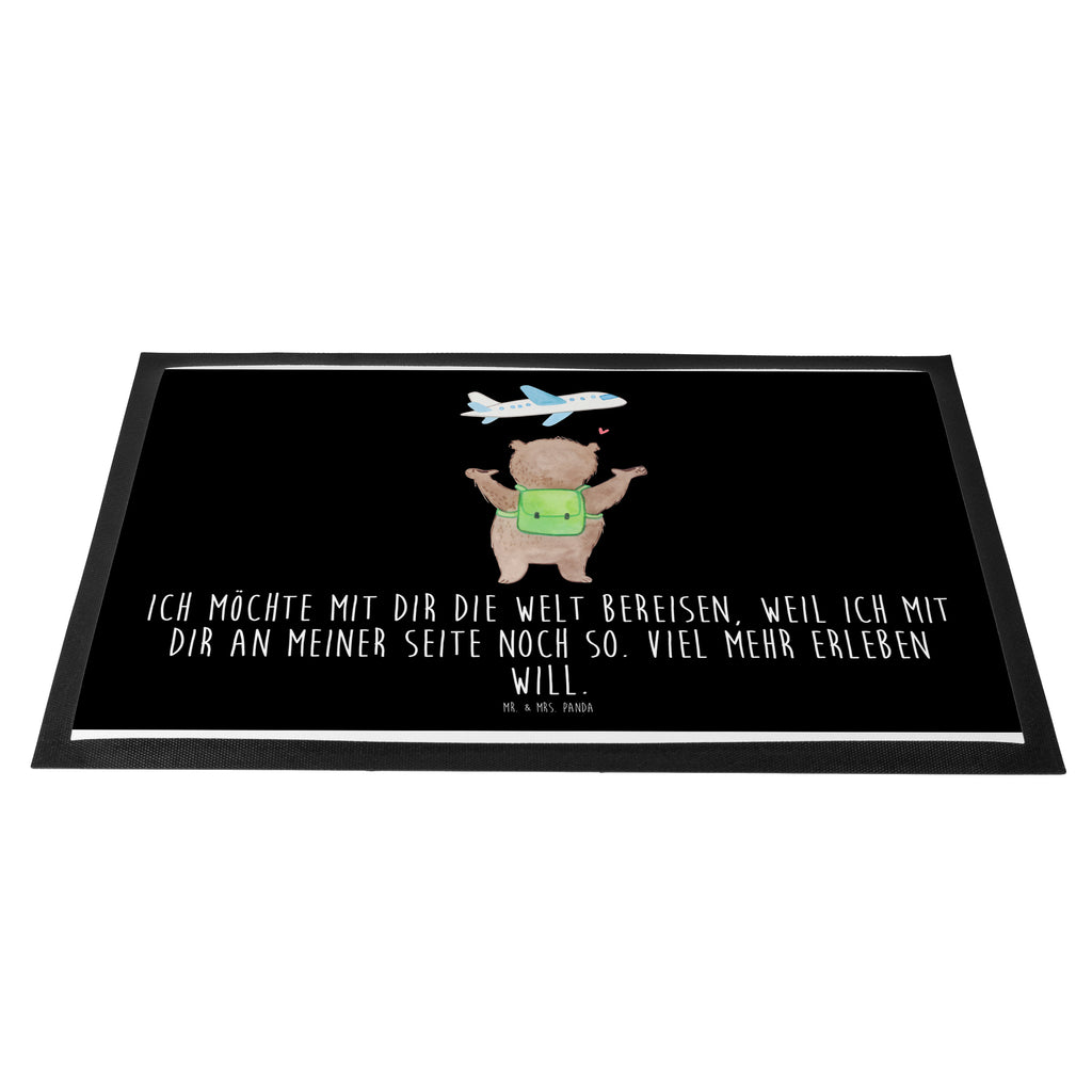 Fußmatte Bär Flugzeug Valentinstag, Geschenk für Frauen, Liebesgeschenk, Jahrestag, Hochzeitstag, Mitbringsel, Geschenk für Freundin, Geschenk für Partner, Freund, Liebesbeweis, für Männer, für Ehemann Türvorleger, Schmutzmatte, Fußabtreter, Matte, Schmutzfänger, Fußabstreifer, Schmutzfangmatte, Türmatte, Motivfußmatte,  Haustürmatte, Vorleger  Liebe,  Partner, Freund, Freundin, Ehemann, Ehefrau, Heiraten, Verlobung, Heiratsantrag, Liebesgeschenk, Jahrestag, Hocheitstag