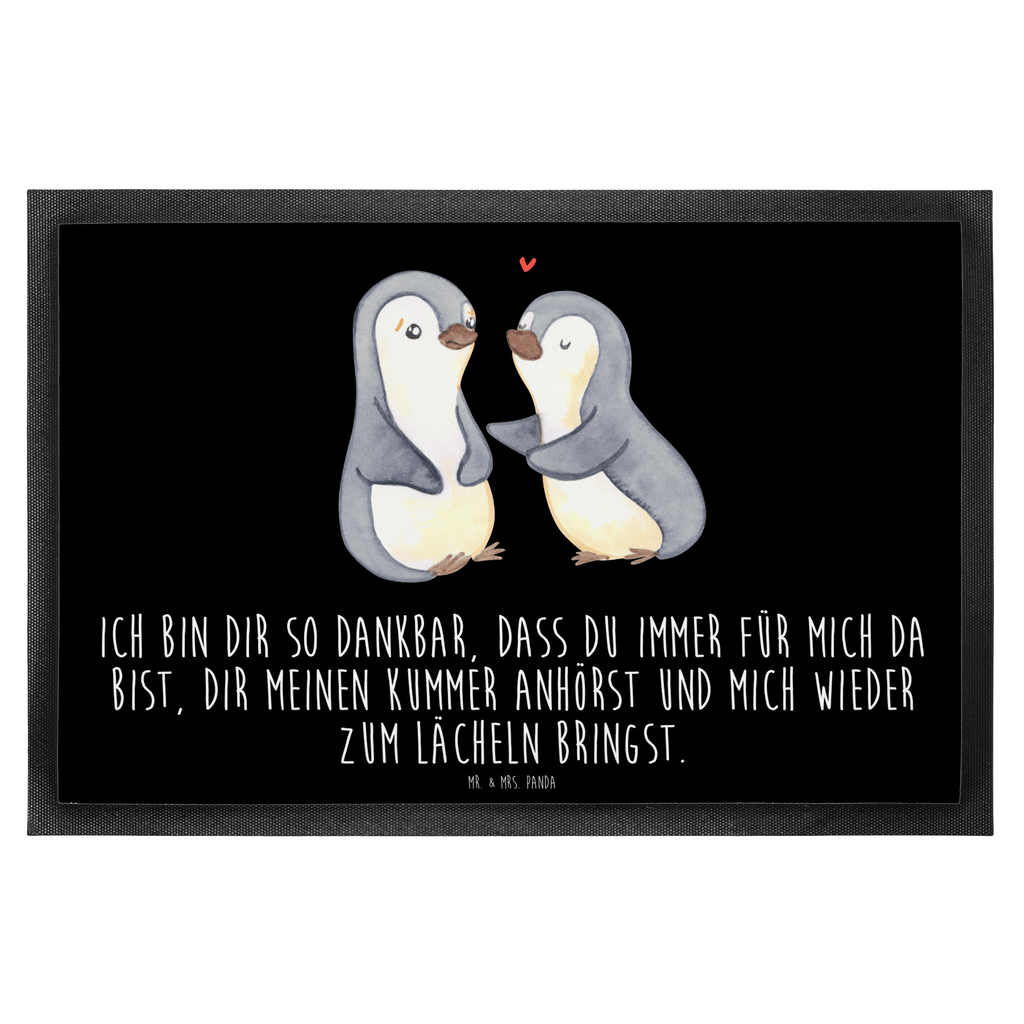 Fußmatte Pinguine trösten Türvorleger, Schmutzmatte, Fußabtreter, Matte, Schmutzfänger, Fußabstreifer, Schmutzfangmatte, Türmatte, Motivfußmatte, Haustürmatte, Vorleger, Liebe, Partner, Freund, Freundin, Ehemann, Ehefrau, Heiraten, Verlobung, Heiratsantrag, Liebesgeschenk, Jahrestag, Hocheitstag, Valentinstag, Geschenk für Frauen, Hochzeitstag, Mitbringsel, Geschenk für Freundin, Geschenk für Partner, Liebesbeweis, für Männer, für Ehemann