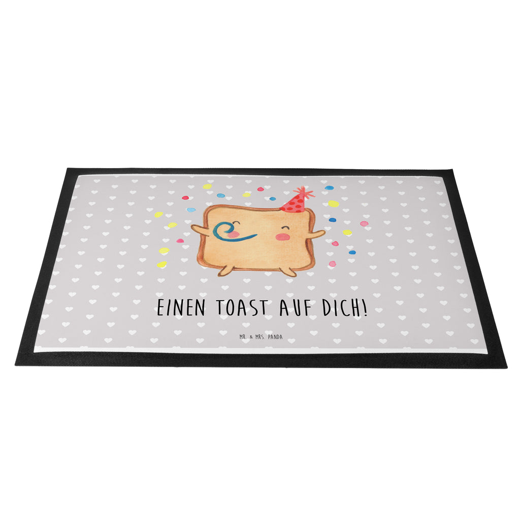 Fußmatte Toast Party Türvorleger, Schmutzmatte, Fußabtreter, Matte, Schmutzfänger, Fußabstreifer, Schmutzfangmatte, Türmatte, Motivfußmatte, Haustürmatte, Vorleger, Liebe, Partner, Freund, Freundin, Ehemann, Ehefrau, Heiraten, Verlobung, Heiratsantrag, Liebesgeschenk, Jahrestag, Hocheitstag, Valentinstag, Geschenk für Frauen, Hochzeitstag, Mitbringsel, Geschenk für Freundin, Geschenk für Partner, Liebesbeweis, für Männer, für Ehemann