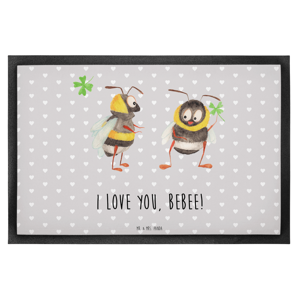 Fußmatte Bienen Paar Valentinstag, Geschenk für Frauen, Liebesgeschenk, Jahrestag, Hochzeitstag, Mitbringsel, Geschenk für Freundin, Geschenk für Partner, Freund, Liebesbeweis, für Männer, für Ehemann, Schildkröten, verliebte Schildkröten Türvorleger, Schmutzmatte, Fußabtreter, Matte, Schmutzfänger, Fußabstreifer, Schmutzfangmatte, Türmatte, Motivfußmatte,  Haustürmatte, Vorleger  Liebe,  Partner, Freund, Freundin, Ehemann, Ehefrau, Heiraten, Verlobung, Heiratsantrag, Liebesgeschenk, Jahrestag, Hocheitstag