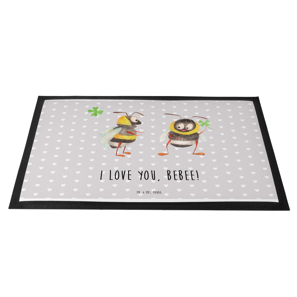 Fußmatte Bienen Paar Valentinstag, Geschenk für Frauen, Liebesgeschenk, Jahrestag, Hochzeitstag, Mitbringsel, Geschenk für Freundin, Geschenk für Partner, Freund, Liebesbeweis, für Männer, für Ehemann, Schildkröten, verliebte Schildkröten Türvorleger, Schmutzmatte, Fußabtreter, Matte, Schmutzfänger, Fußabstreifer, Schmutzfangmatte, Türmatte, Motivfußmatte,  Haustürmatte, Vorleger  Liebe,  Partner, Freund, Freundin, Ehemann, Ehefrau, Heiraten, Verlobung, Heiratsantrag, Liebesgeschenk, Jahrestag, Hocheitstag