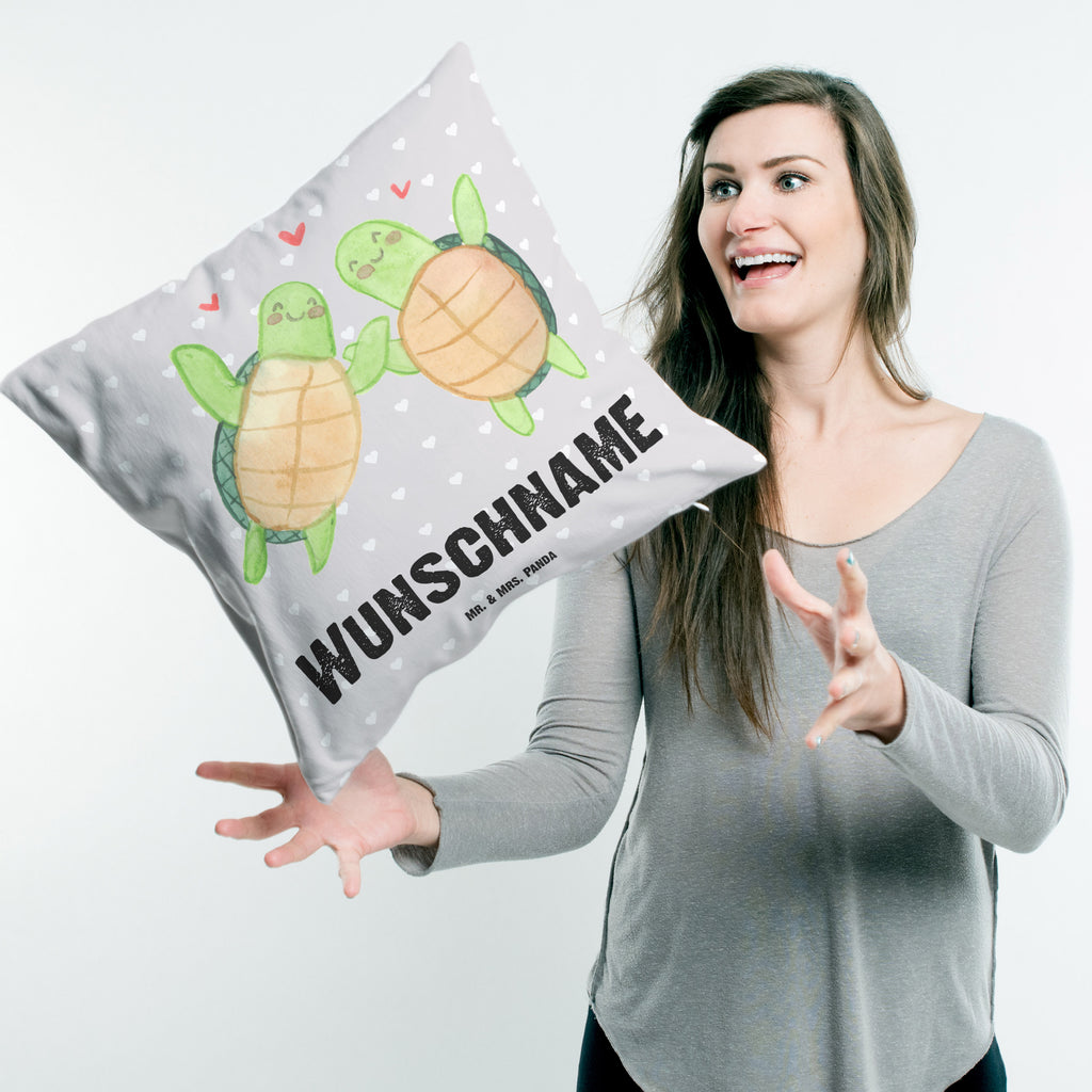Personalisiertes Kissen Schildkröten Paar Kissen, personalisiert, Name, Wunschname, bedrucken, Kopfkissen, Liebe, Partner, Freund, Freundin, Ehemann, Ehefrau, Heiraten, Verlobung, Heiratsantrag, Liebesgeschenk, Jahrestag, Hocheitstag, Valentinstag, Geschenk für Frauen, Hochzeitstag, Mitbringsel, Geschenk für Freundin, Geschenk für Partner, Liebesbeweis, für Männer, für Ehemann