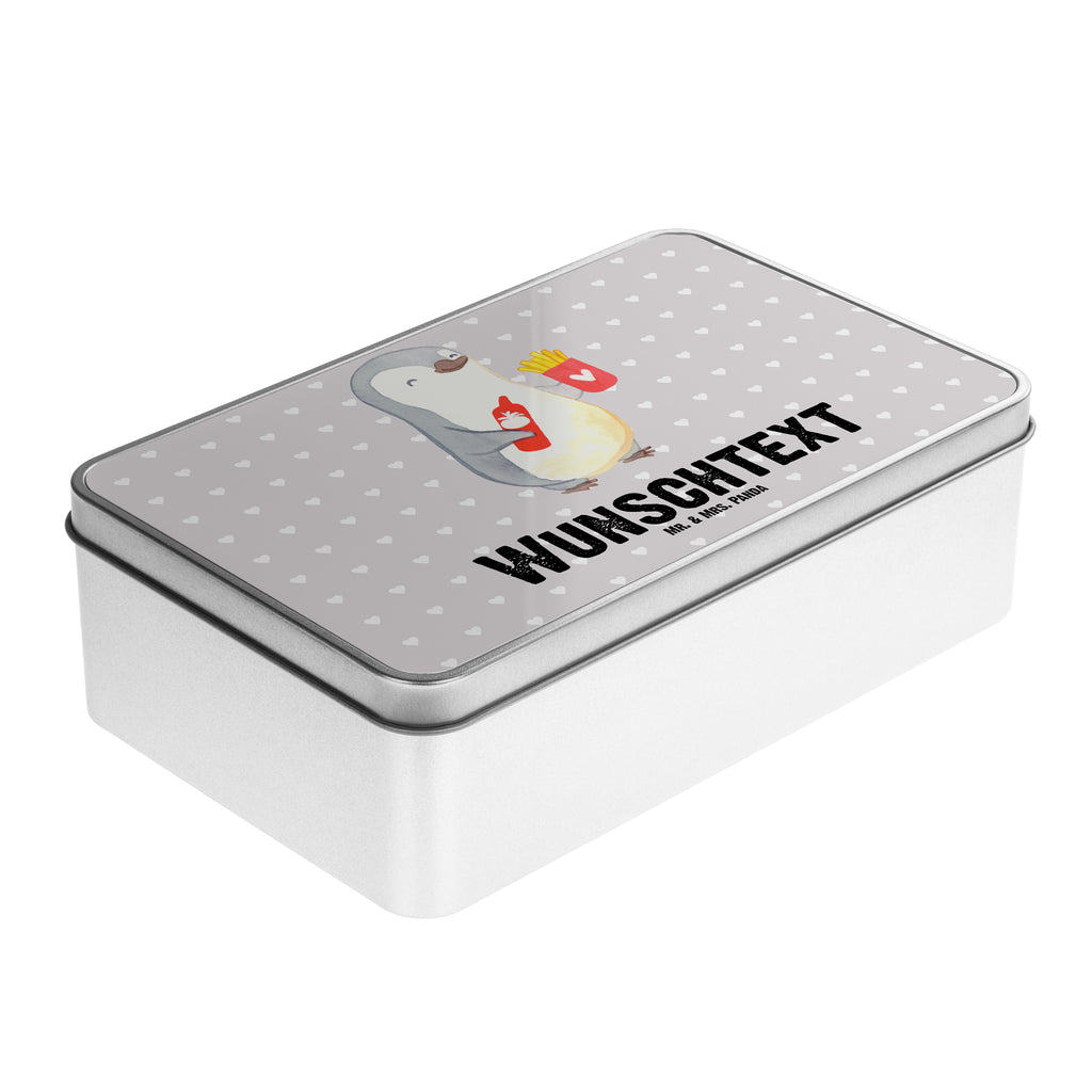 Personalisierte Metalldose Pinguin Pommes Personalisierte Metalldose, Dose mit Namen, Namensdose, Kiste mit Namen, Namenskiste, Liebe, Partner, Freund, Freundin, Ehemann, Ehefrau, Heiraten, Verlobung, Heiratsantrag, Liebesgeschenk, Jahrestag, Hocheitstag, Valentinstag, Geschenk für Frauen, Hochzeitstag, Mitbringsel, Geschenk für Freundin, Geschenk für Partner, Liebesbeweis, für Männer, für Ehemann