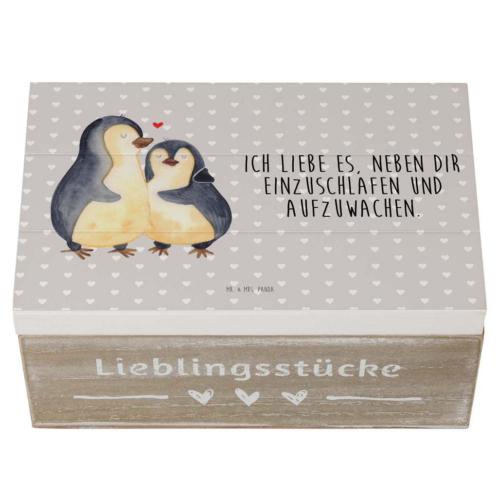 Holzkiste Pinguine Einschlafen Holzkiste, Kiste, Schatzkiste, Truhe, Schatulle, XXL, Erinnerungsbox, Erinnerungskiste, Dekokiste, Aufbewahrungsbox, Liebe, Partner, Freund, Freundin, Ehemann, Ehefrau, Heiraten, Verlobung, Heiratsantrag, Liebesgeschenk, Jahrestag, Hocheitstag, Valentinstag, Geschenk für Frauen, Hochzeitstag, Mitbringsel, Geschenk für Freundin, Geschenk für Partner, Liebesbeweis, für Männer, für Ehemann